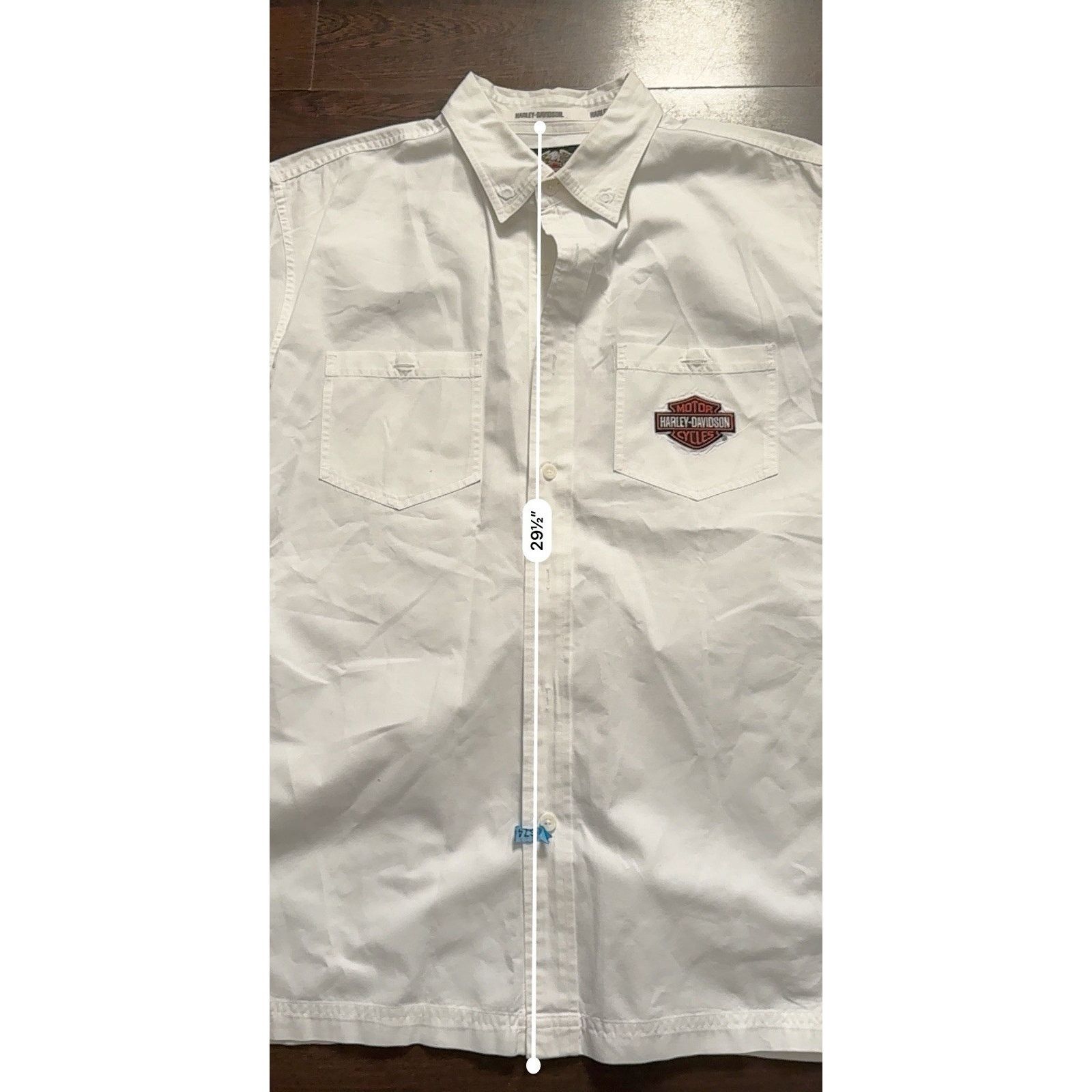 Harley Davidson Harley Shirt 90s Y2k Davidson Biker Chopper Button Up Tee L Size US L / EU 52-54 / 3 - 12 Thumbnail