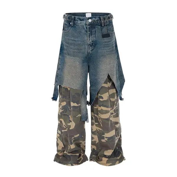 Other Kawashima x Yura Militia Camouflage Denim Jeans Size US 32 / EU 48 - 4 Thumbnail