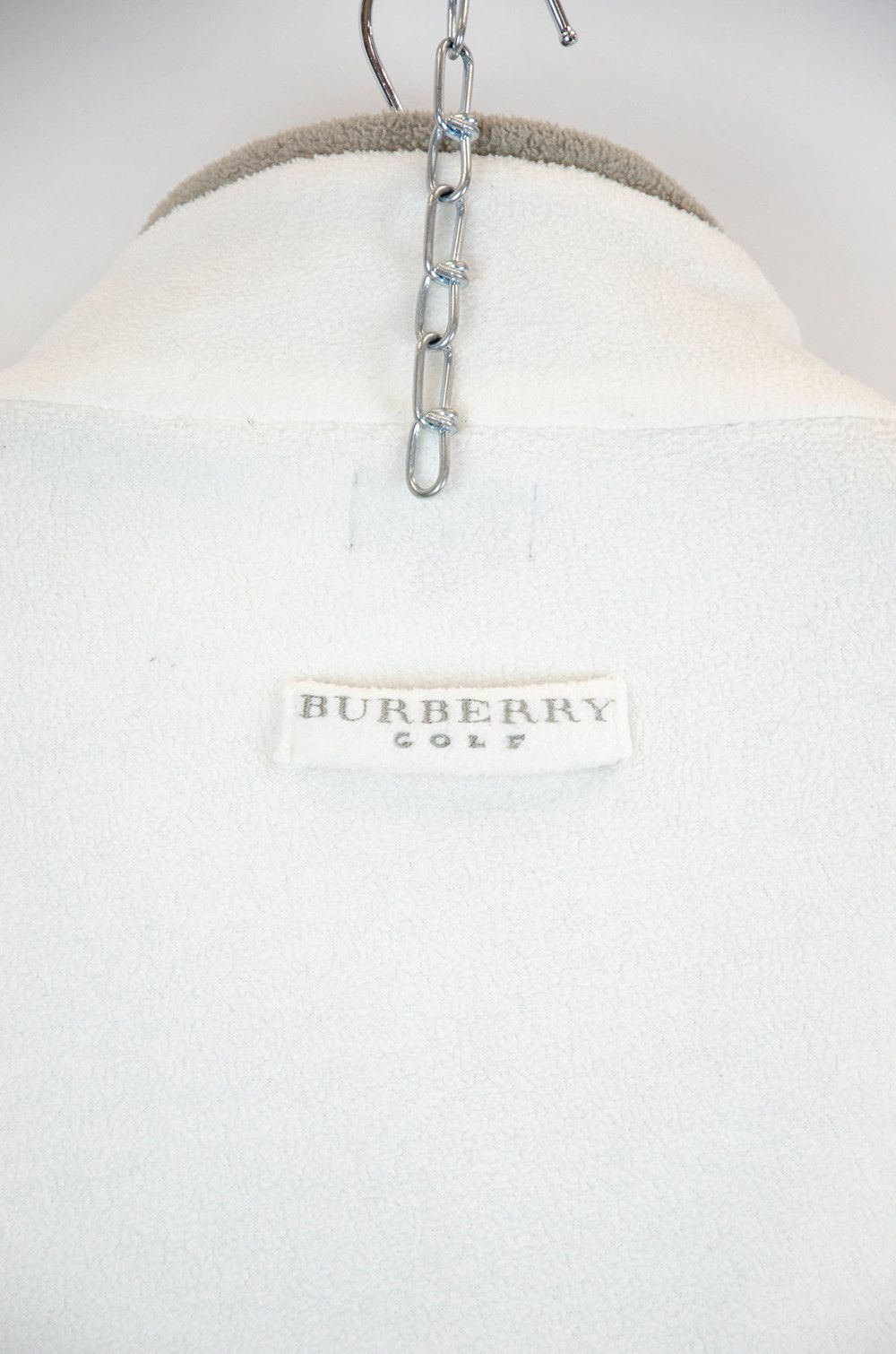 Burberry Burberry Golf Fleece Vest – White/Khaki – Size S (M Fit) Size US S / EU 44-46 / 1 - 6 Thumbnail