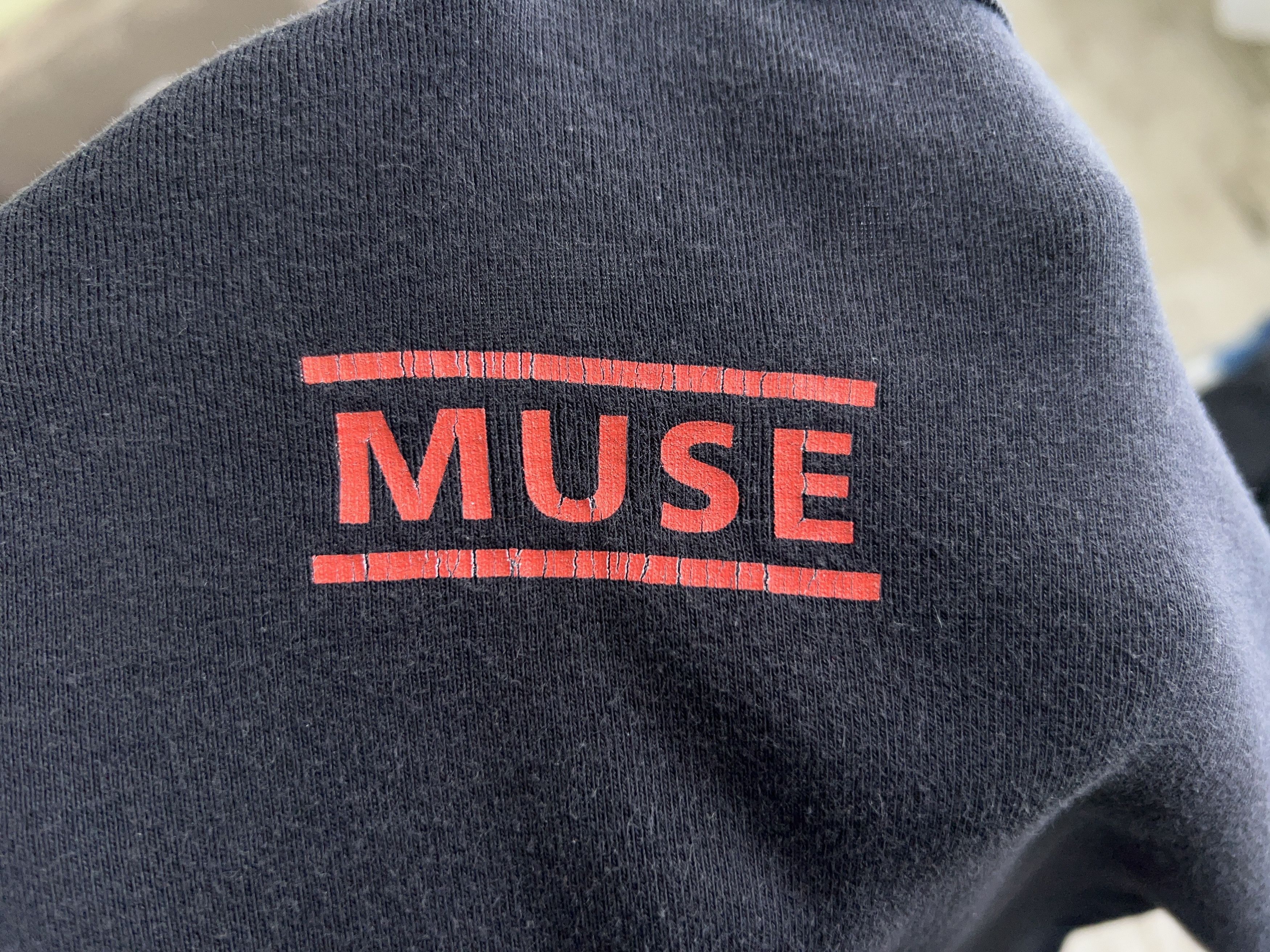 Vintage MUSE Plug In Baby Womens T Shirt Tee Top Short Sleeve Size L / US 10 / IT 46 - 9 Thumbnail