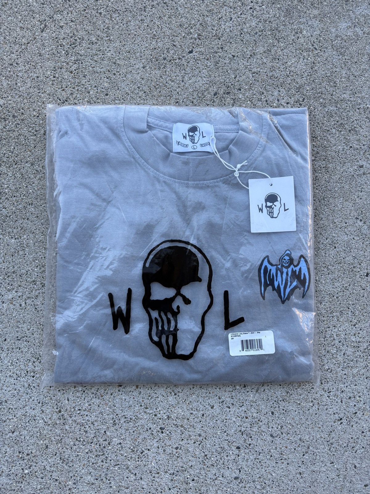 Warren Lotas 2022 Warren Lotas “UNFORGIVEN” Blue Grey L/S Shirt Size L Size US L / EU 52-54 / 3 - 4 Thumbnail