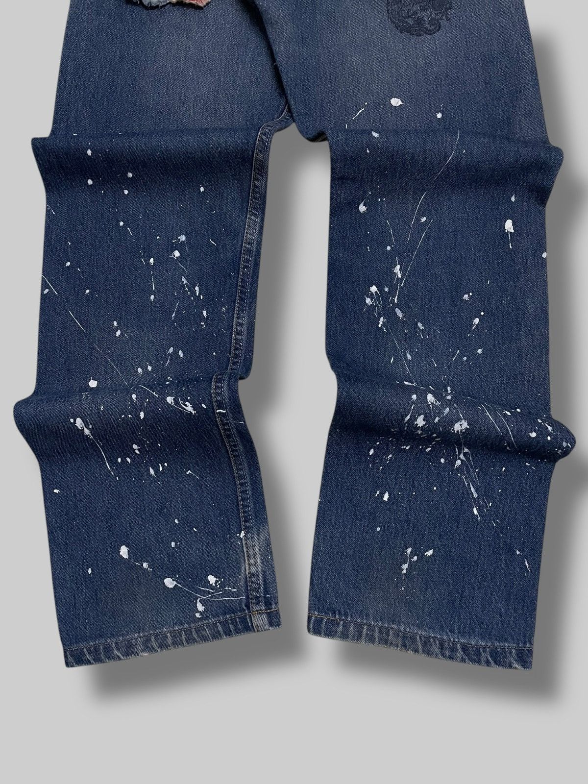 Levi's Vintage Clothing Vintage 90s Og Levis Original 501 Splash Sukan Distressed Size US 28 / EU 44 - 12 Thumbnail