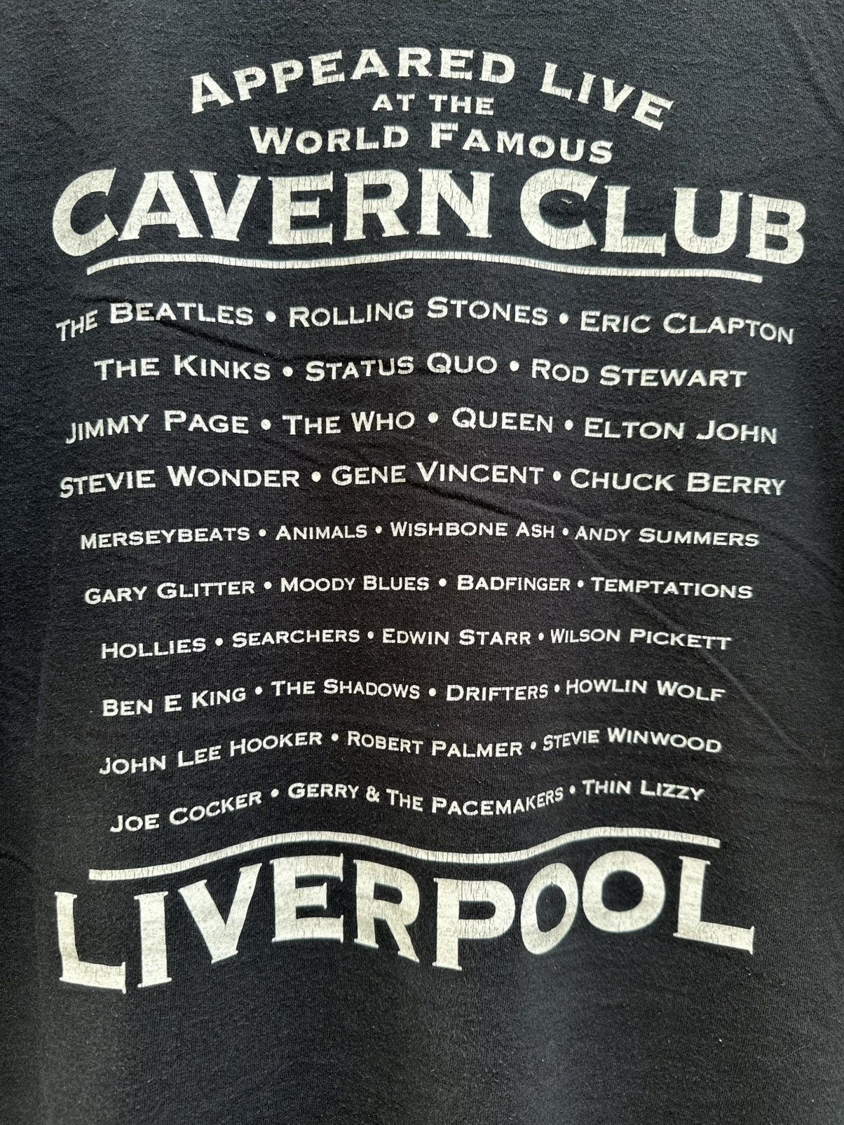 Band Tees Vintage The Beatles x The Cavern Liverpool Faded Tee Size US XL / EU 56 / 4 - 4 Thumbnail