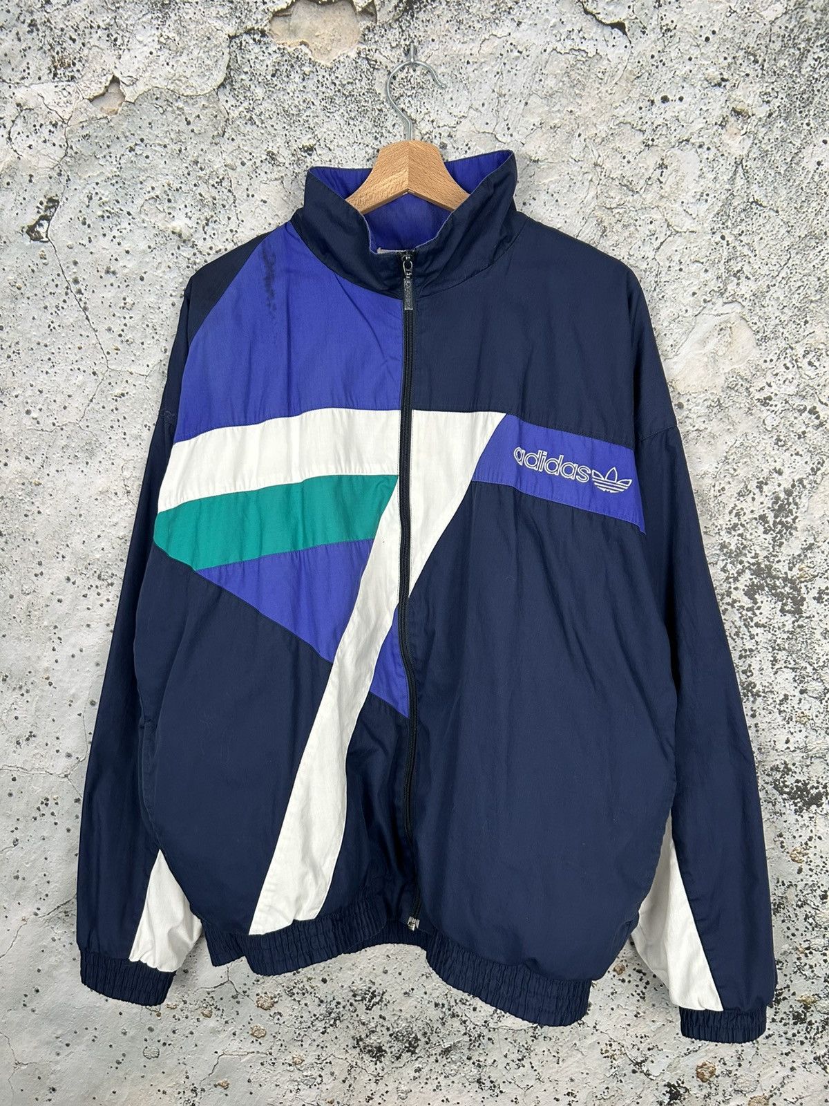 Adidas Vintage Adidas 90s Sportswear Light Jacket Football Hype Rap Size US L / EU 52-54 / 3 - 1 Thumbnail