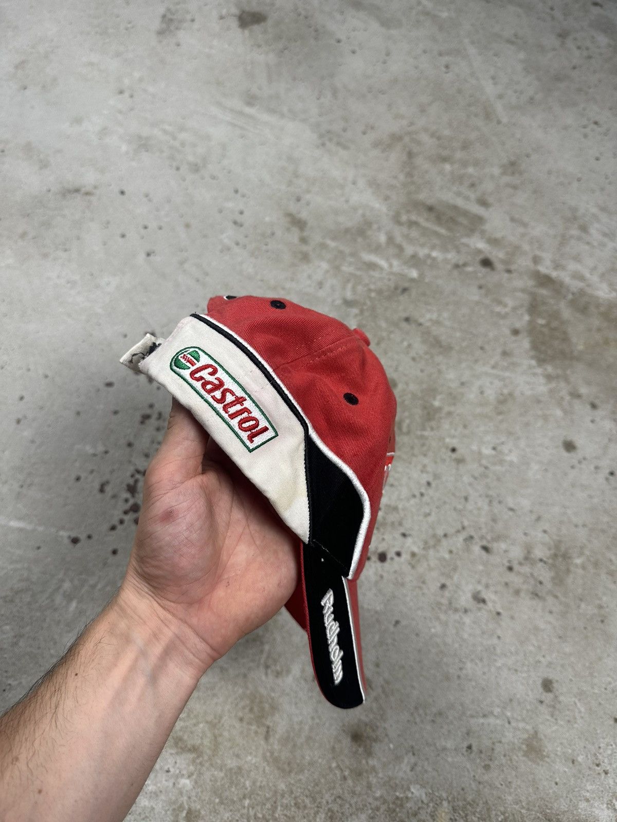 BMW Vintage Y2M BMW West Coast Racing Red Hat Cap Size ONE SIZE - 6 Thumbnail