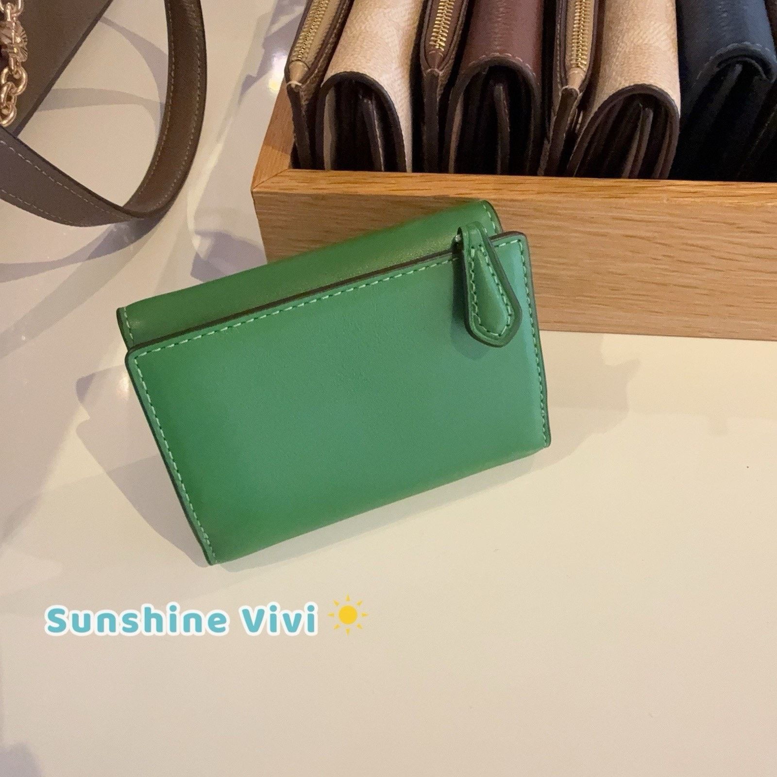 Coach NWT Coach CP260 Smooth Leather Micro Wallet Kelly Size ONE SIZE - 2 Thumbnail