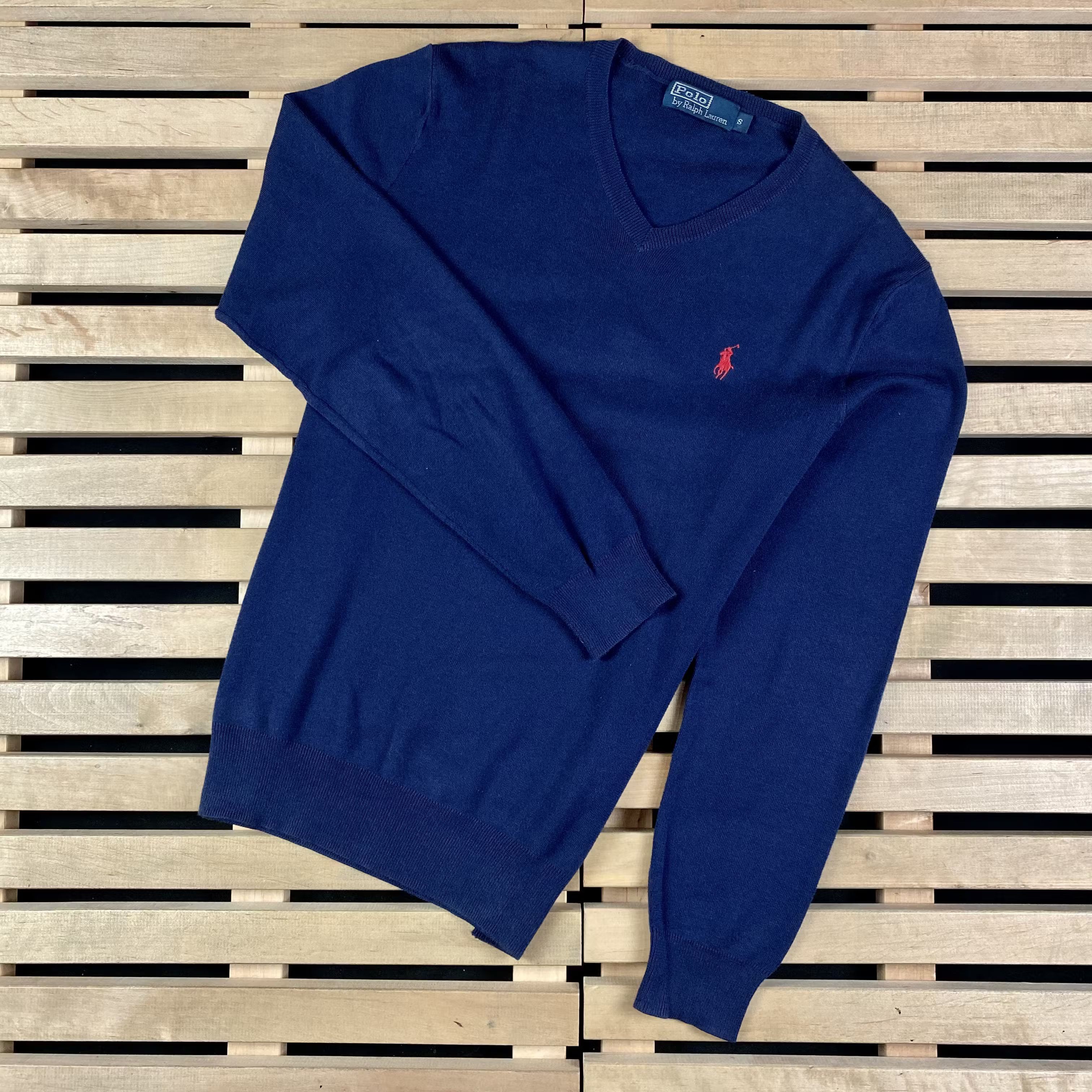Polo Ralph Lauren × Ralph Lauren × Vintage Mens Long Sleeve Jumper Polo Ralph Lauren Vintage Size S Size US S / EU 44-46 / 1 - 1 Thumbnail