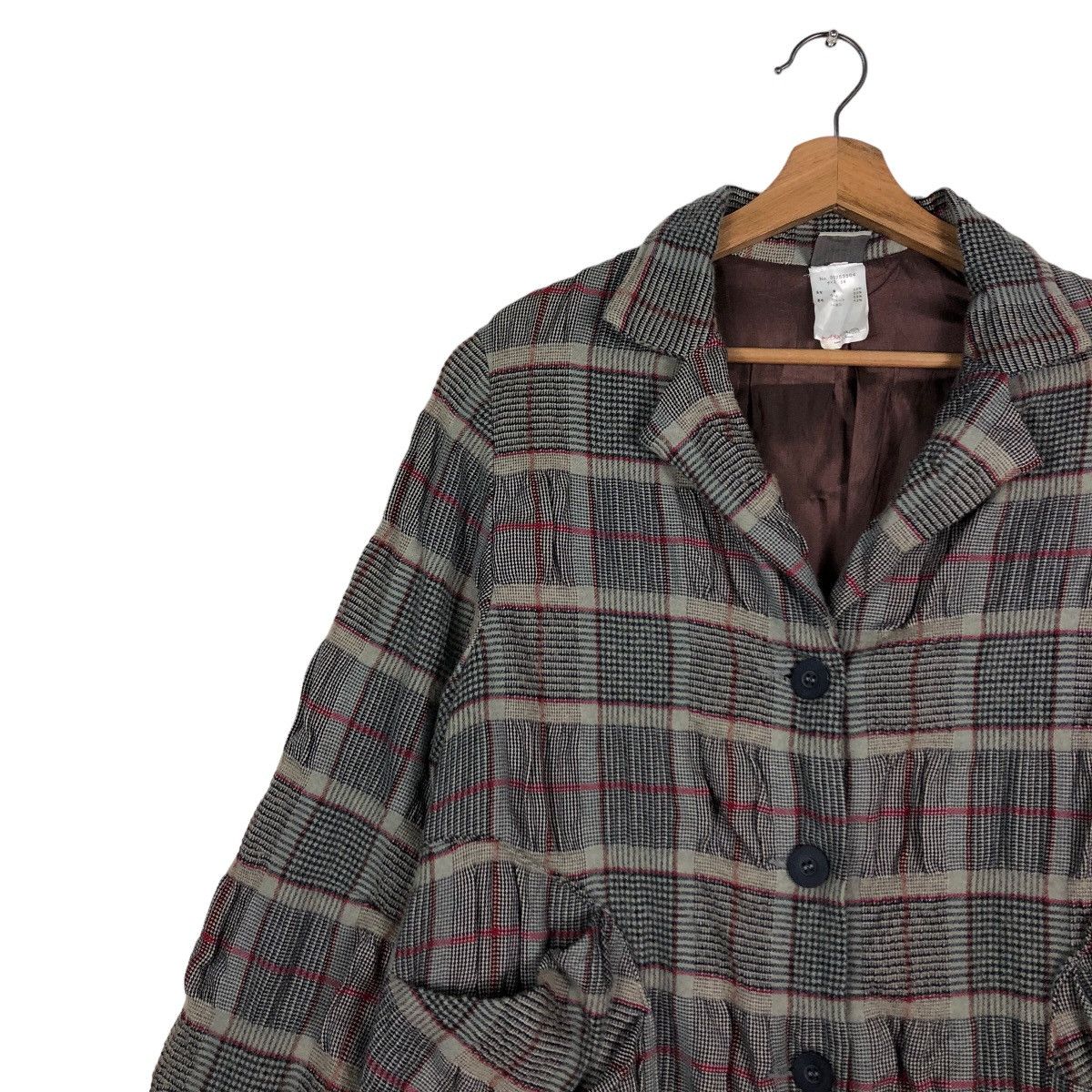 Vintage 🔥Vintage Lilith Plaid Wool Blend Chore Jacket Issey Miyake Size US M / EU 48-50 / 2 - 7 Thumbnail