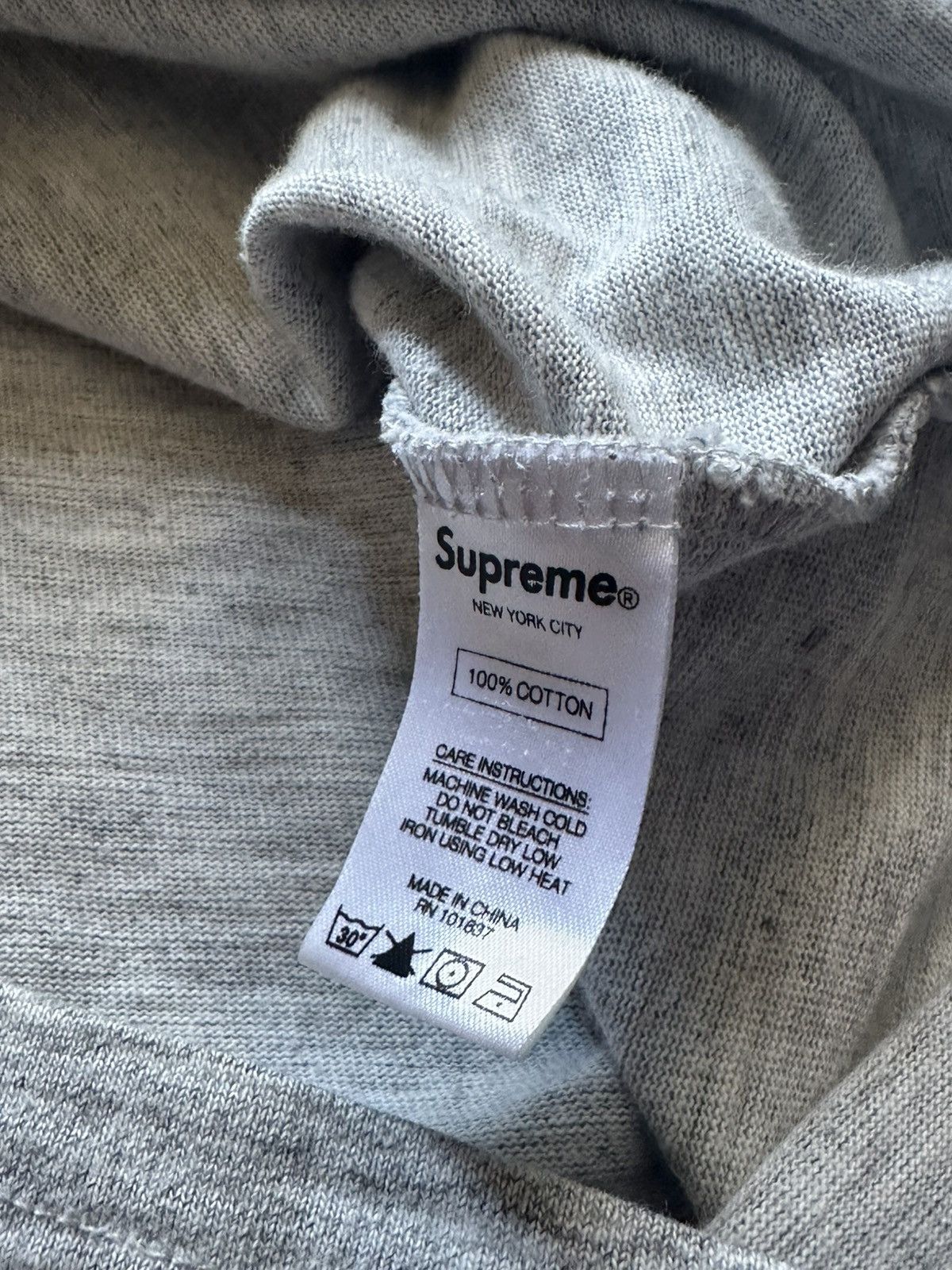 Supreme Supreme Reflective Logo Longsleeve - M Size US M / EU 48-50 / 2 - 4 Thumbnail