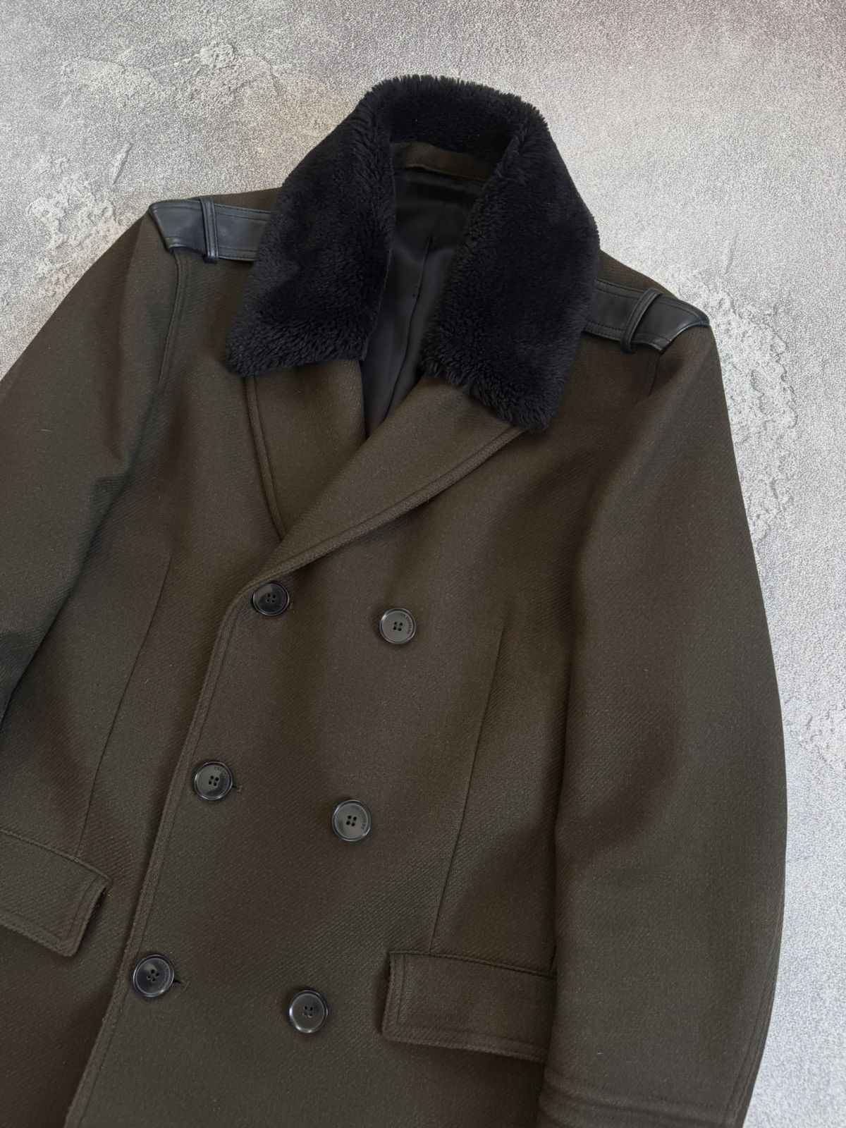 The Kooples The Kooples M/size Military Pea Coat Wool Napoleon jacket 🧥 Size US M / EU 48-50 / 2 - 2 Thumbnail