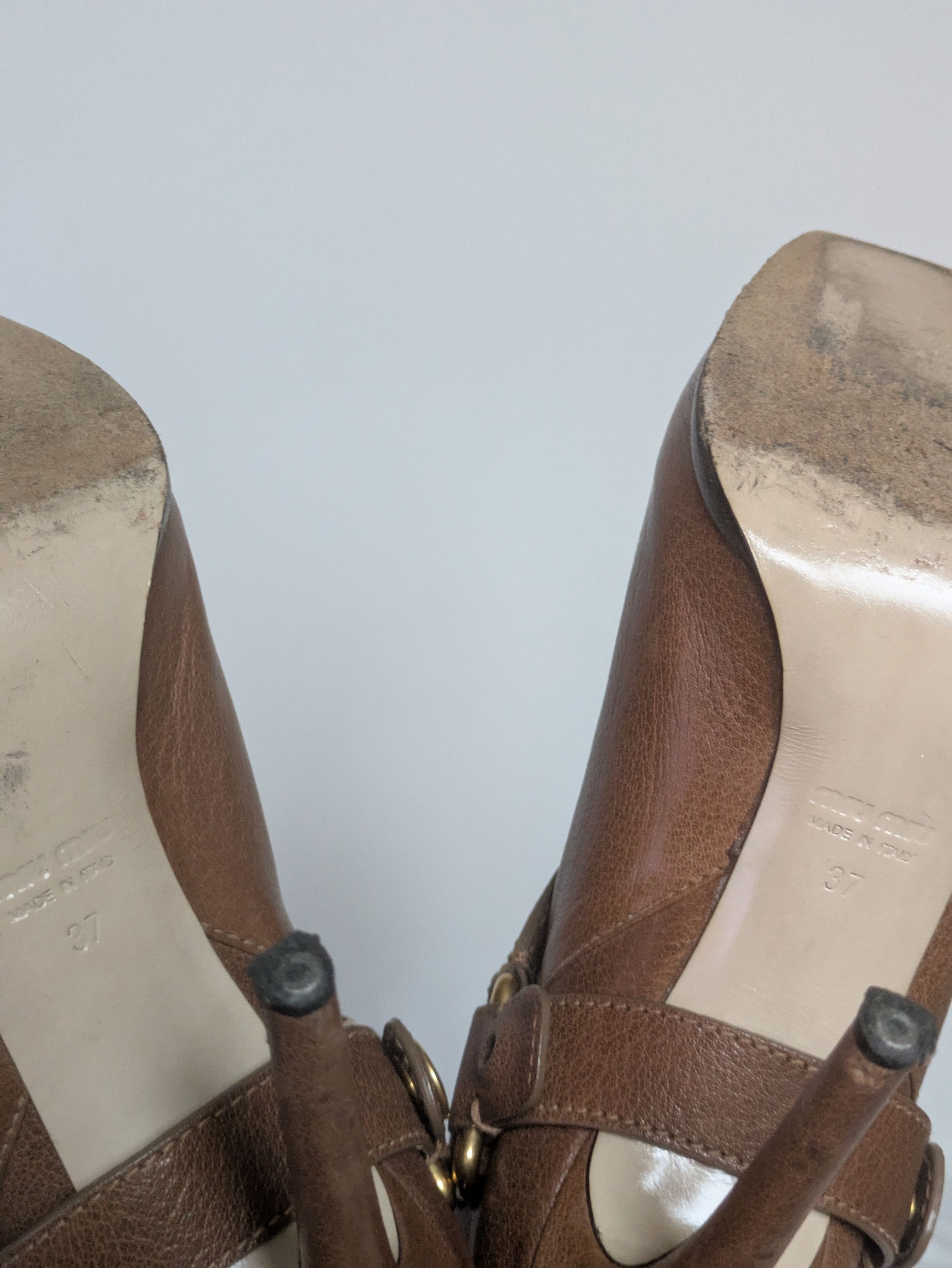 Miu Miu Miu Miu tan soft leather biker-style heeled boots Size US 5.5 / IT 35.5 - 4 Thumbnail