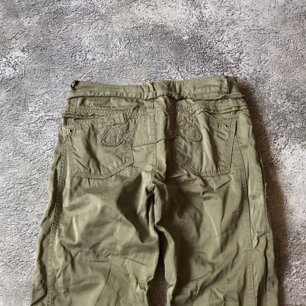 Vintage Vintage 90s Baggy Cargo Pants Flared Parachute Streetwear 30 Size 30" / US 8 / IT 44 - 6 Thumbnail