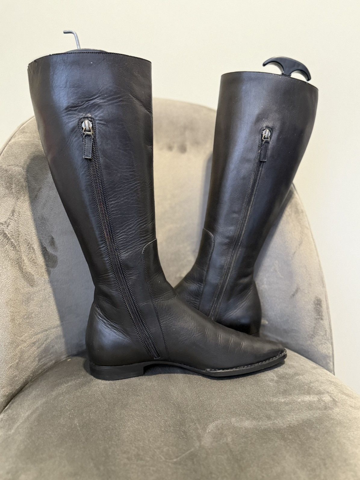 Gucci Gucci by Tom Ford Rare Vintage Moto Racing Y2K Leather boots Size US 7 / IT 37 - 4 Thumbnail