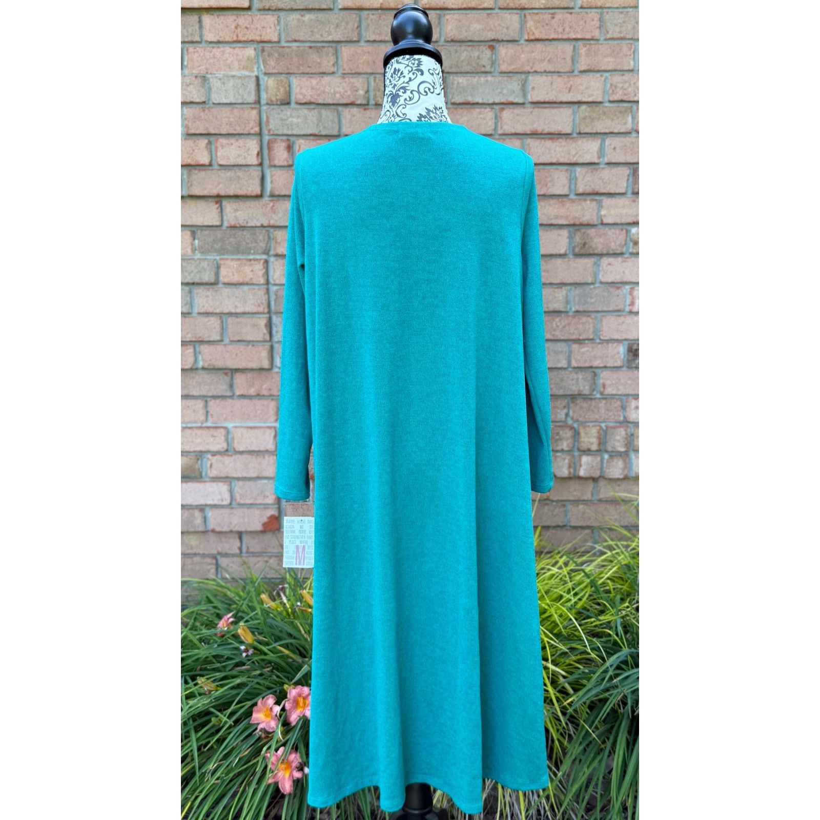 Other NWT Lularoe Teal Sarah Cardigan Duster Sweater Size Medium Size M / US 6-8 / IT 42-44 - 3 Thumbnail