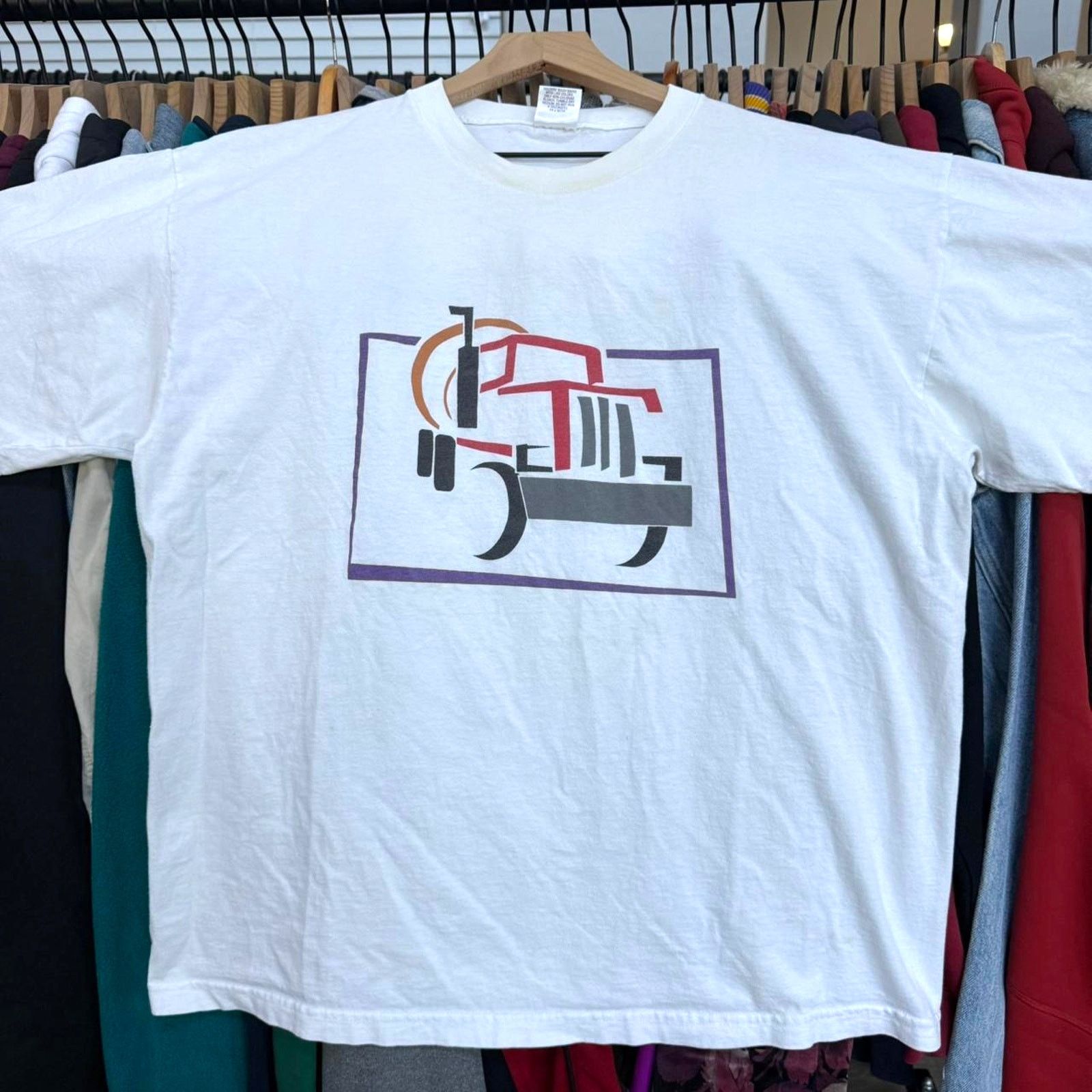 Other Vintage 90s Cement Truck Art Tee With Front and Back Graphic Size US XL / EU 56 / 4 - 1 Thumbnail