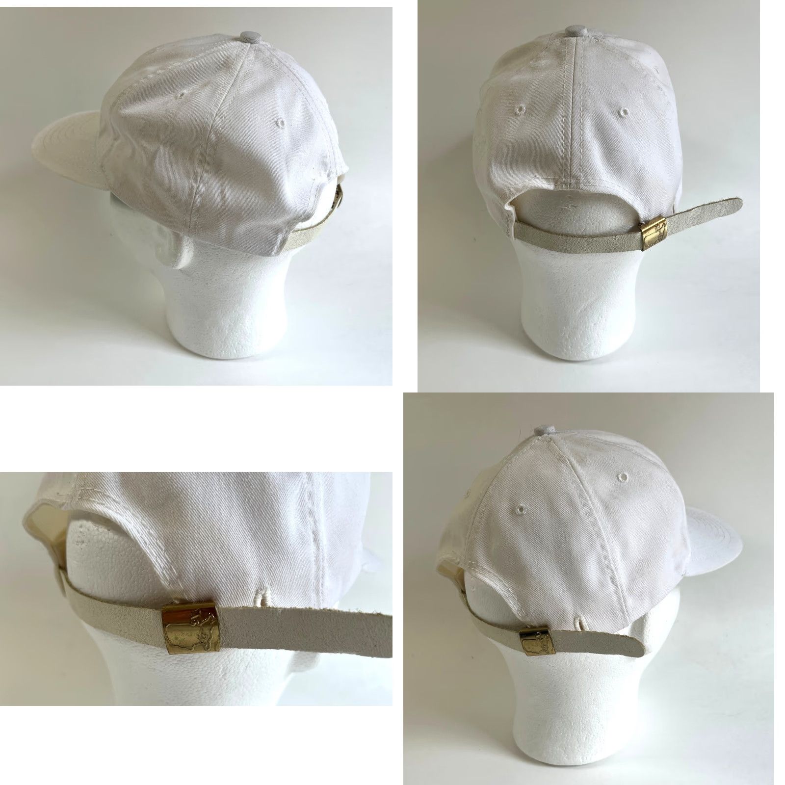 American Needle VINTAGE American Needle Masters Golf Hat - Strapback, White, One Size, Adjustable, Cotton Canvas, Mens, 90s, NOS, Made in USA Size ONE SIZE - 8 Thumbnail