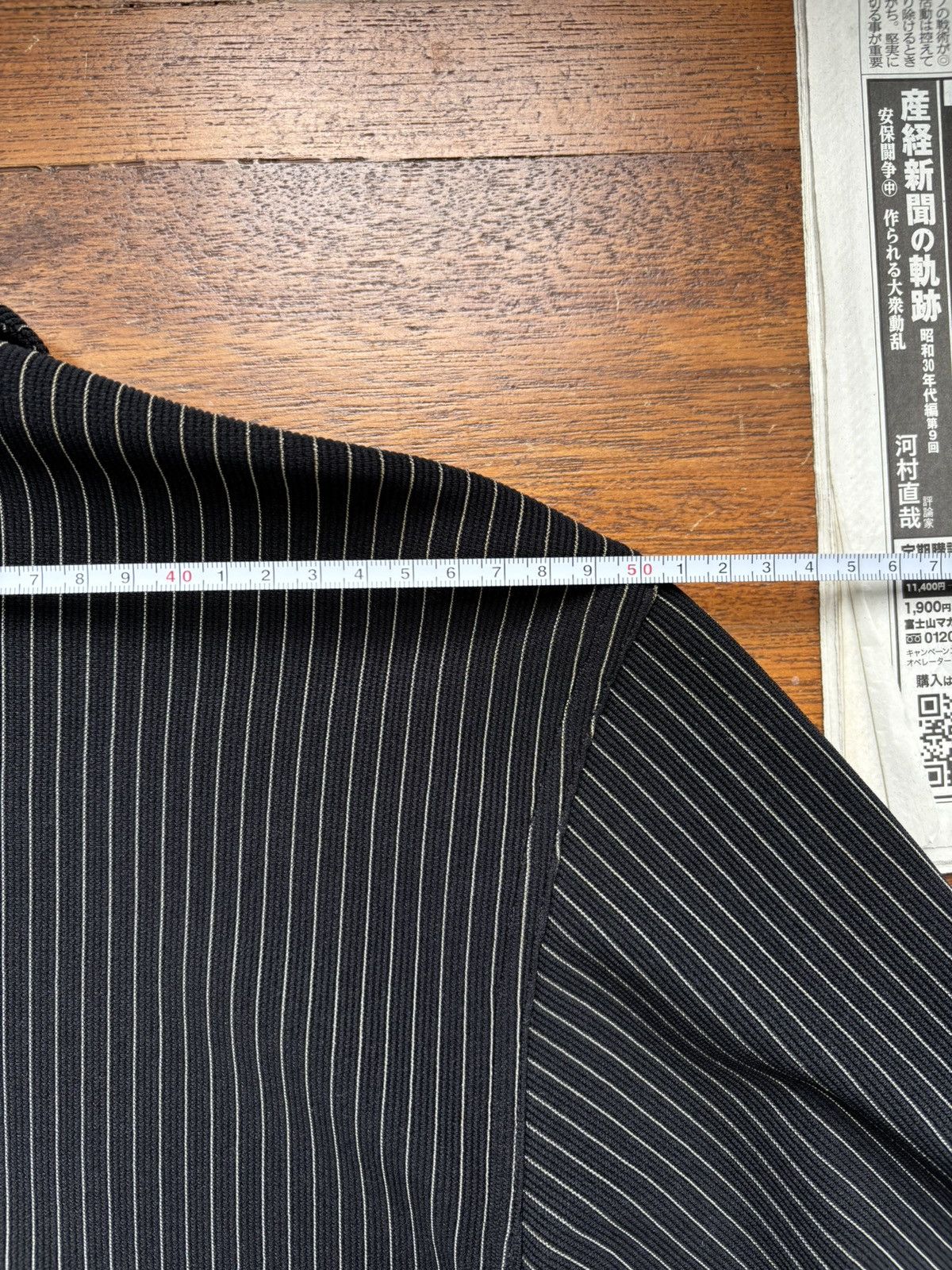 Emporio Armani 90s Emporio Armani Pinstripe Concealed Button Shacket Size US M / EU 48-50 / 2 - 9 Thumbnail