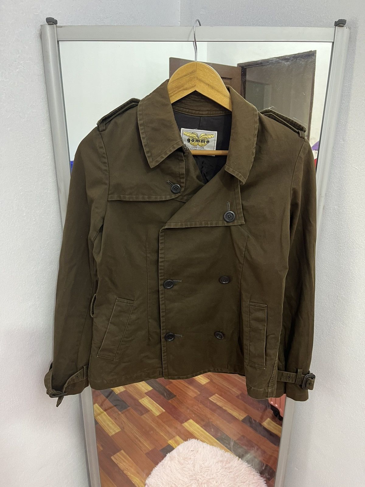 gomme Gomme Japan 05AW Cropped Trench Yohji Style Size S / US 4 / IT 40 - 1 Thumbnail