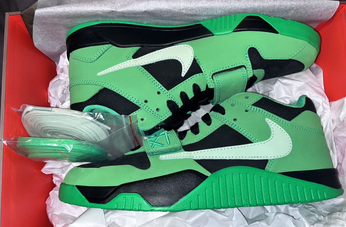 Nike × Travis Scott CJ1 T-REXX “GREEN SPARK” Size US 10 / EU 43 - 13 Thumbnail