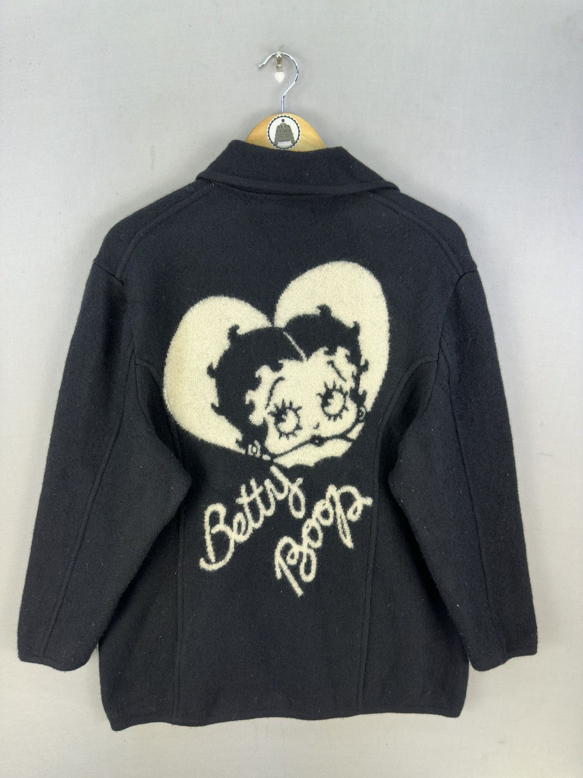 Cartoon Network Vintage Y2K Betty Boop Wool Winter Jacket Size US L / EU 52-54 / 3 - 1 Thumbnail
