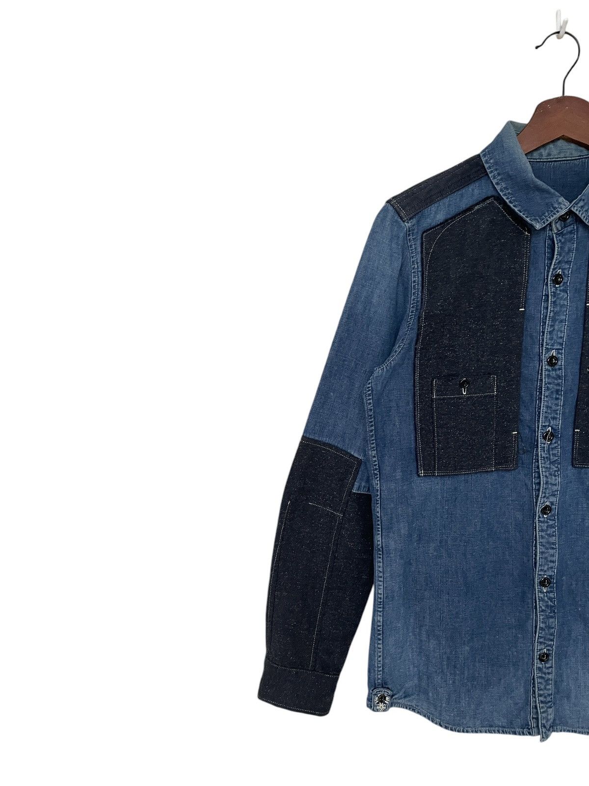 Marithe + Francois Girbaud × Vintage Vintage Japanese Brand Marithe Francois Girbaud Shirt 1990s Size US S / EU 44-46 / 1 - 5 Thumbnail