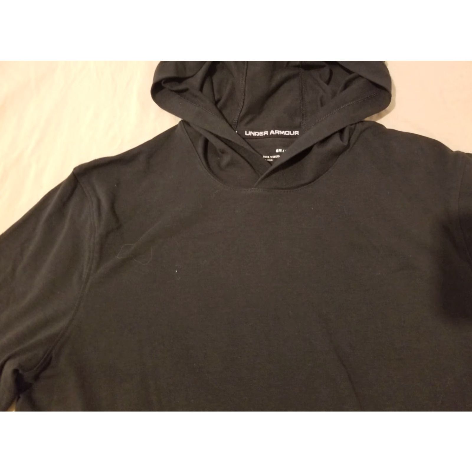 Under Armour Under armour Mens Hoodie Shirt S Small Black Athletic Gym Workout T-Shirt Regular Sleeve Athleticwear Womens? Size US S / EU 44-46 / 1 - 4 Thumbnail