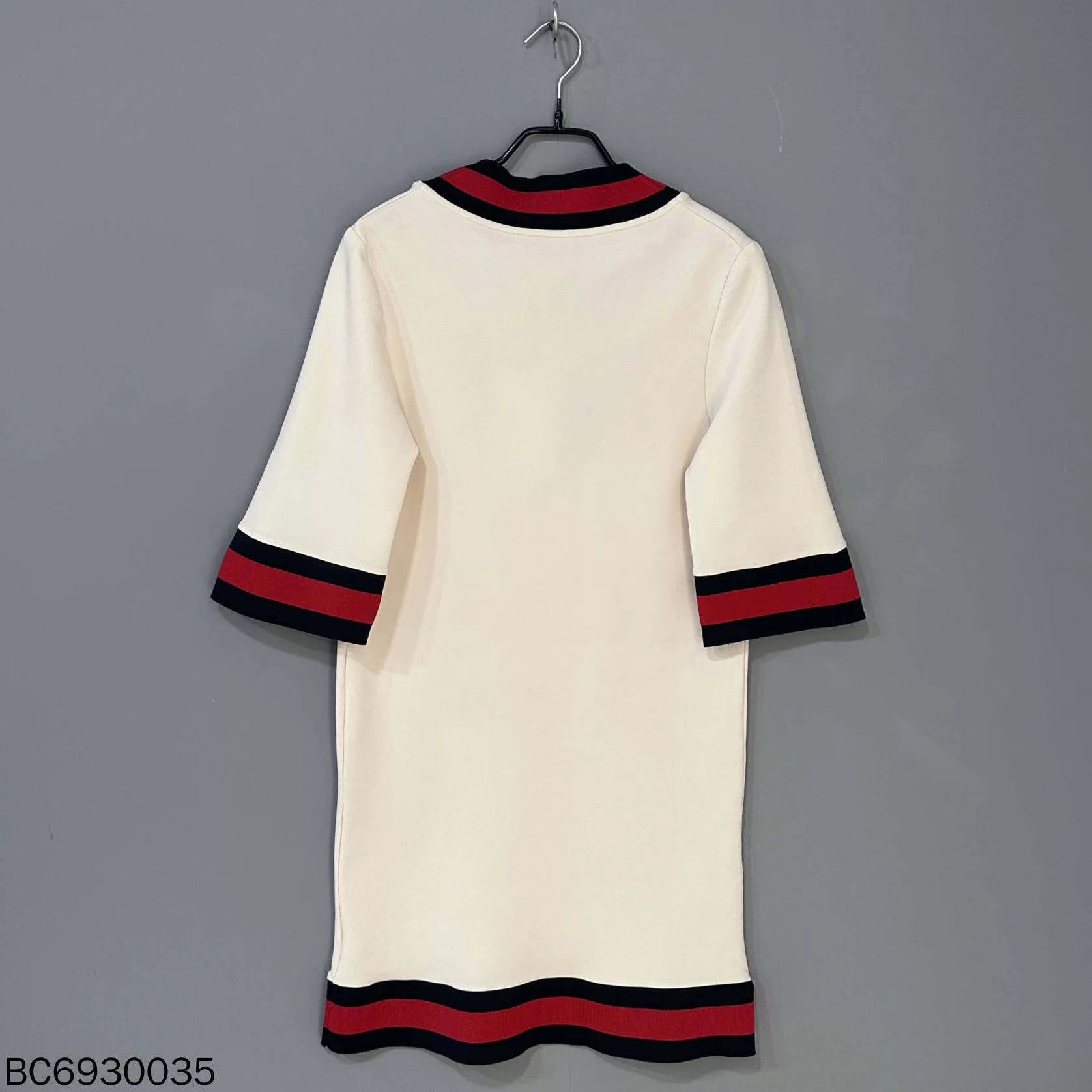 Gucci GUCCI women's striped webbing solid straight dress S Size S / US 4 / IT 40 - 3 Thumbnail