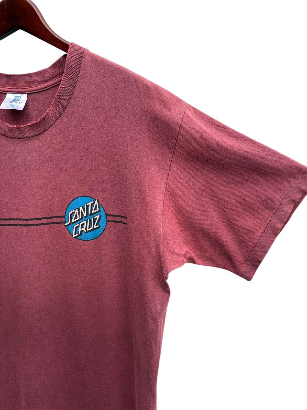 Santa Cruz Skateboards Vintage 90’s Santa Cruz Skateboards OG Logo Distressed Shirt Size US M / EU 48-50 / 2 - 9 Thumbnail
