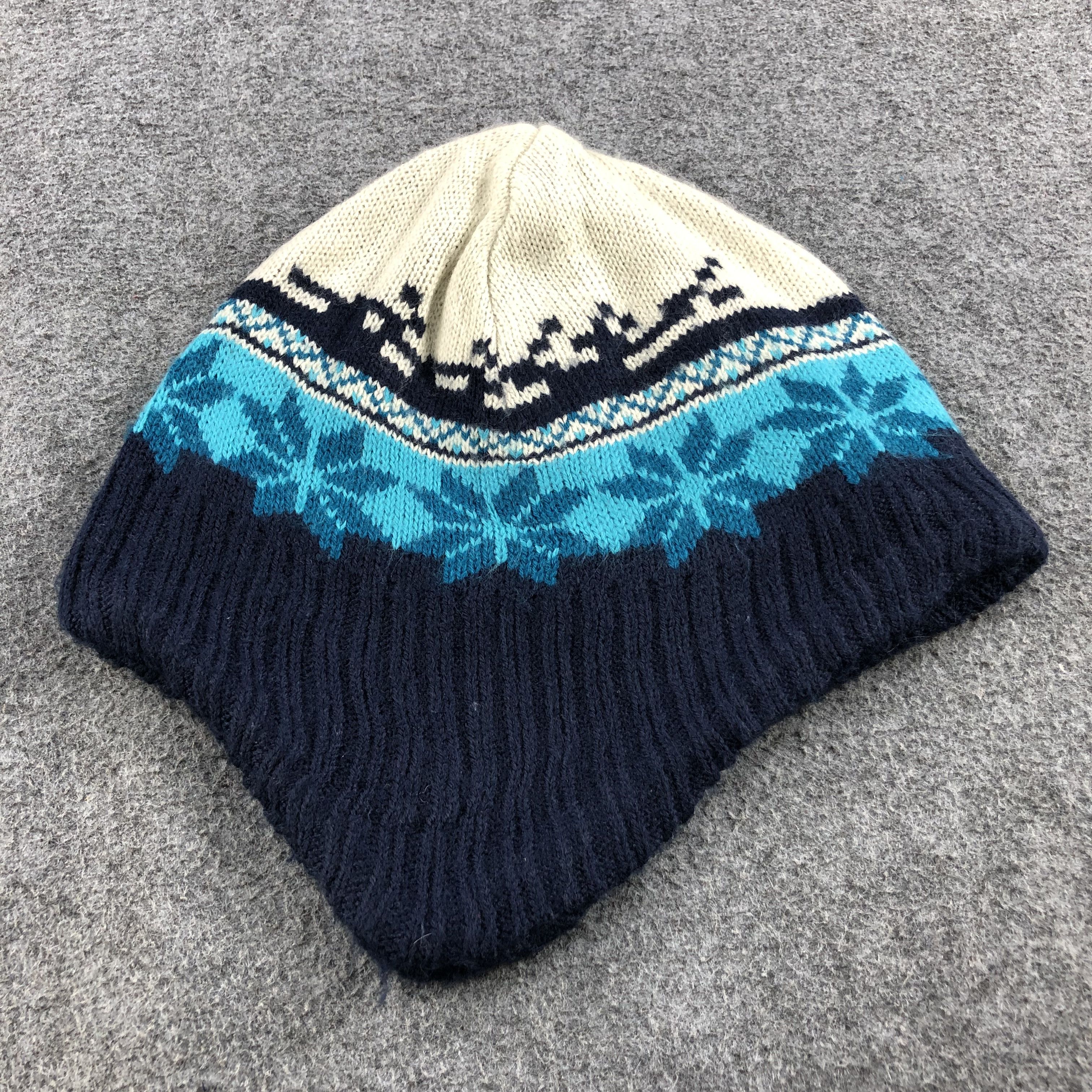 H&M H&M Fair Isle Earflap Beanie Snowcap Snow Hat B284 Size ONE SIZE - 4 Thumbnail