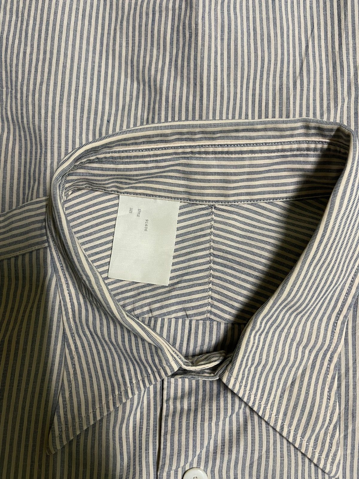 Japanese Brand × N.Hoolywood N.Hoolywood Long Sleeve Shirt Striped Size US M / EU 48-50 / 2 - 12 Thumbnail