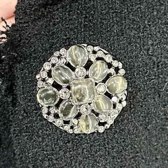 Chanel Chanel Crystal button wool coat Size XXS / US 00 / IT 34 - 4 Thumbnail