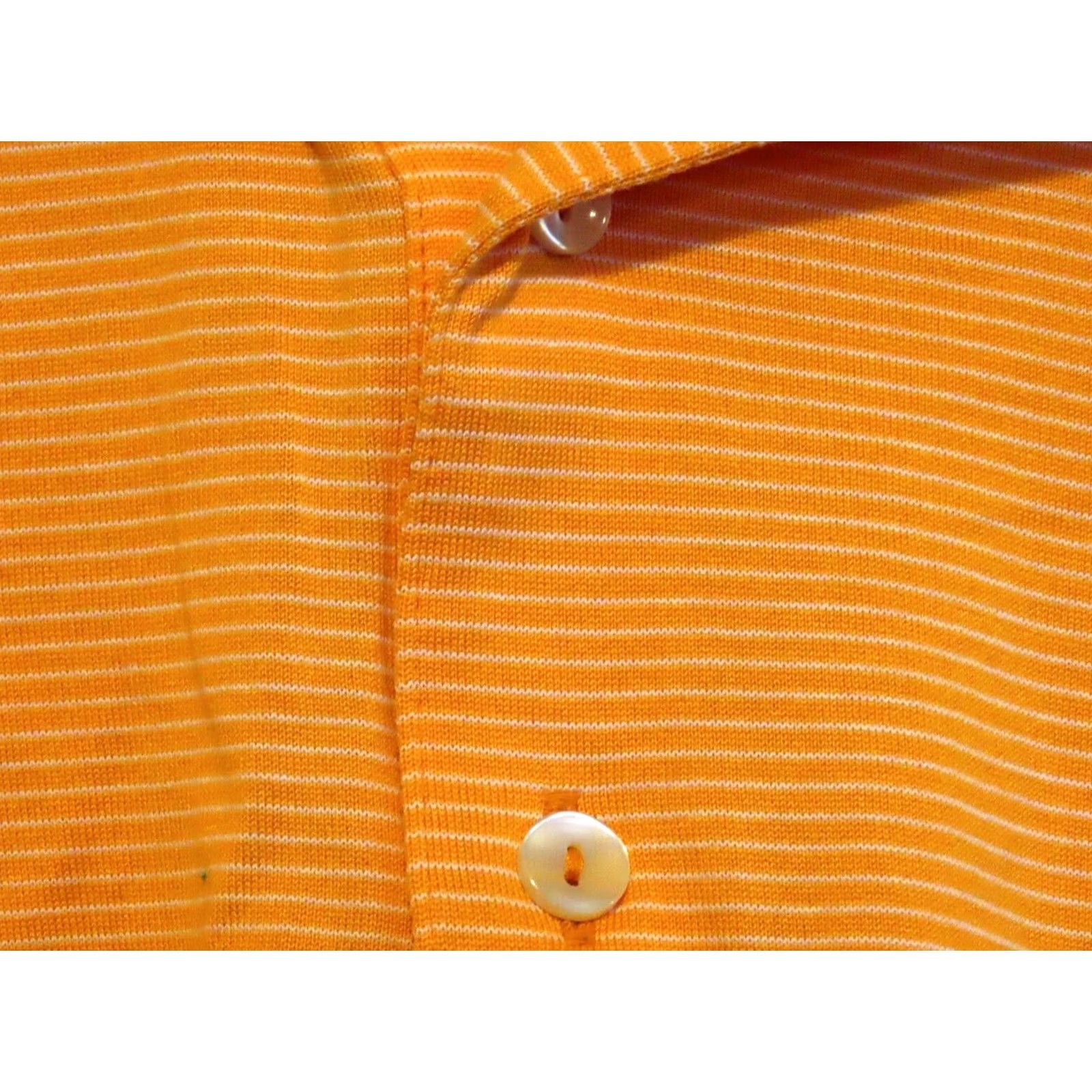 Vintage Fairway & Greene Shirt Mens 2XL Polo Orange Star Hills Golf Club Golf Shirt Polo Mens 2XL Orange Stars Breabable Easy Care Size US XXL / EU 58 / 5 - 6 Thumbnail