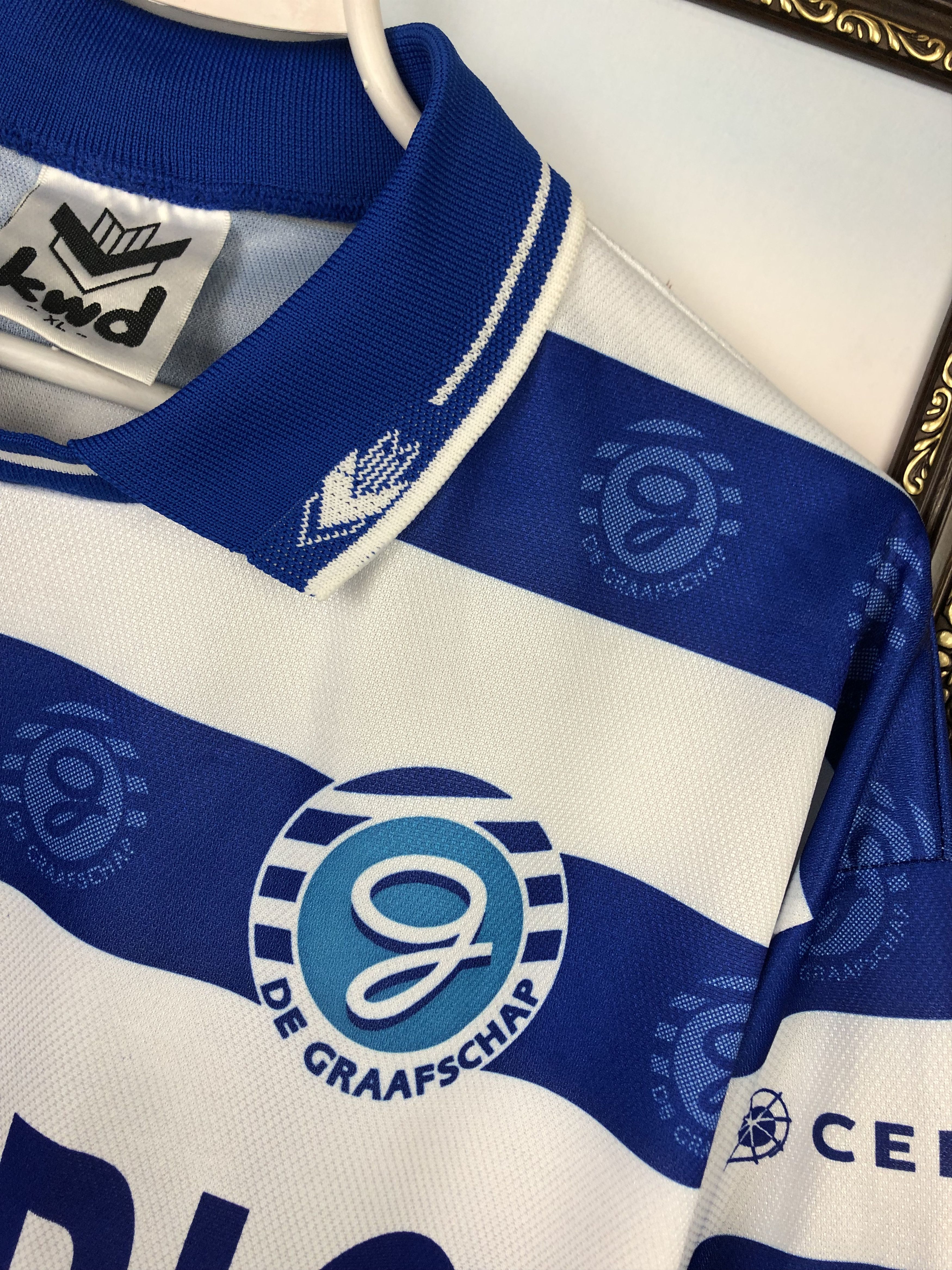 Vintage De Graafschap football shirt Soccer Jersey Player Issue Size US XL / EU 56 / 4 - 4 Thumbnail