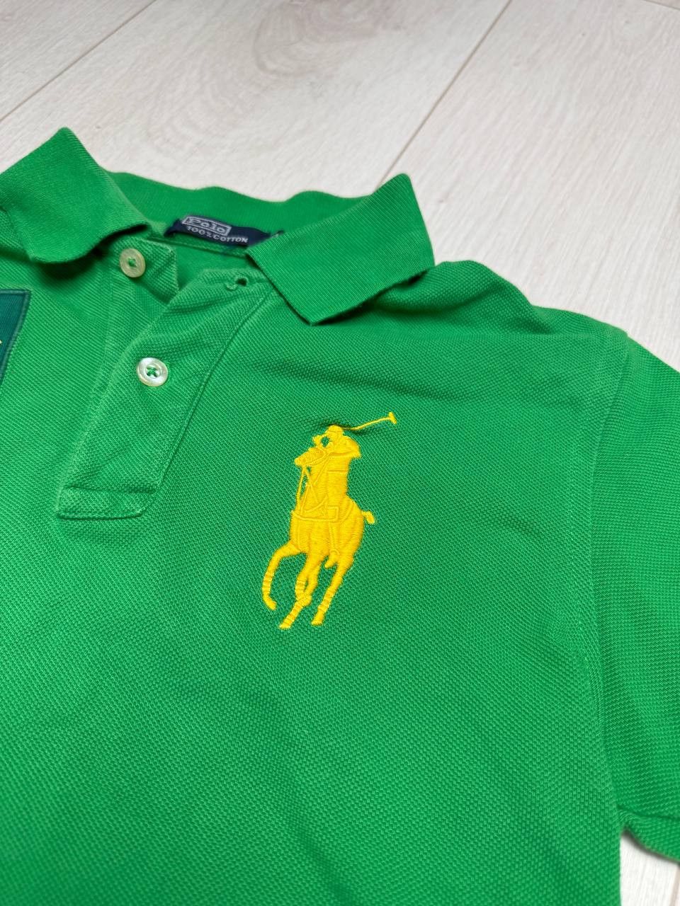 Polo Ralph Lauren Polo Ralph Lauren T-shirt green yellow BRASIL Size XS / US 0-2 / IT 36-38 - 6 Thumbnail