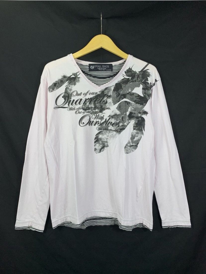 Japanese Brand Japanese oval Dice Double Layer Smoke Poem Longseleeve Size US L / EU 52-54 / 3 - 1 Thumbnail