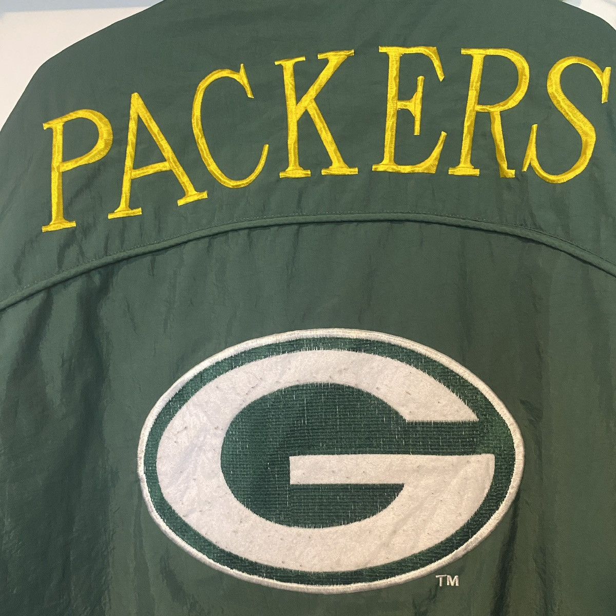 NFL Vintage 90s Green Bay Packers Nutmeg NFL Jacket Size US L / EU 52-54 / 3 - 9 Thumbnail