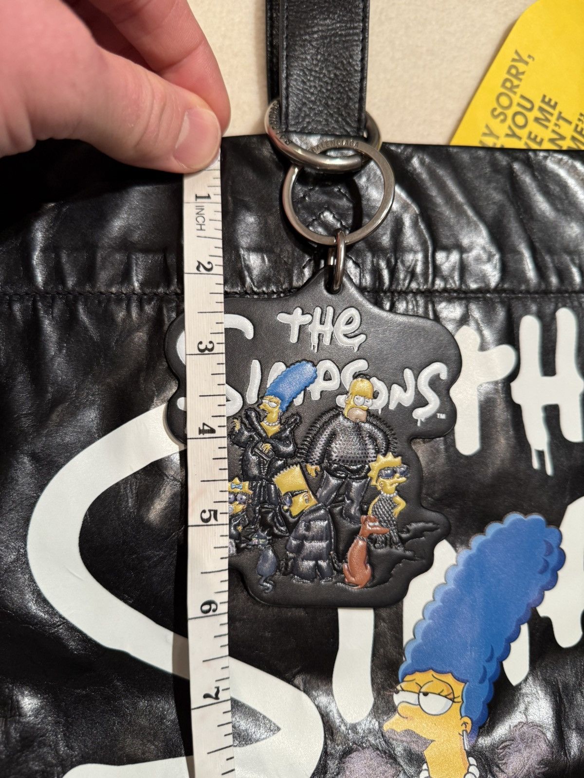 Balenciaga Balenciaga The Simpsons black tote bag bondage Keychain ring Size ONE SIZE - 7 Thumbnail
