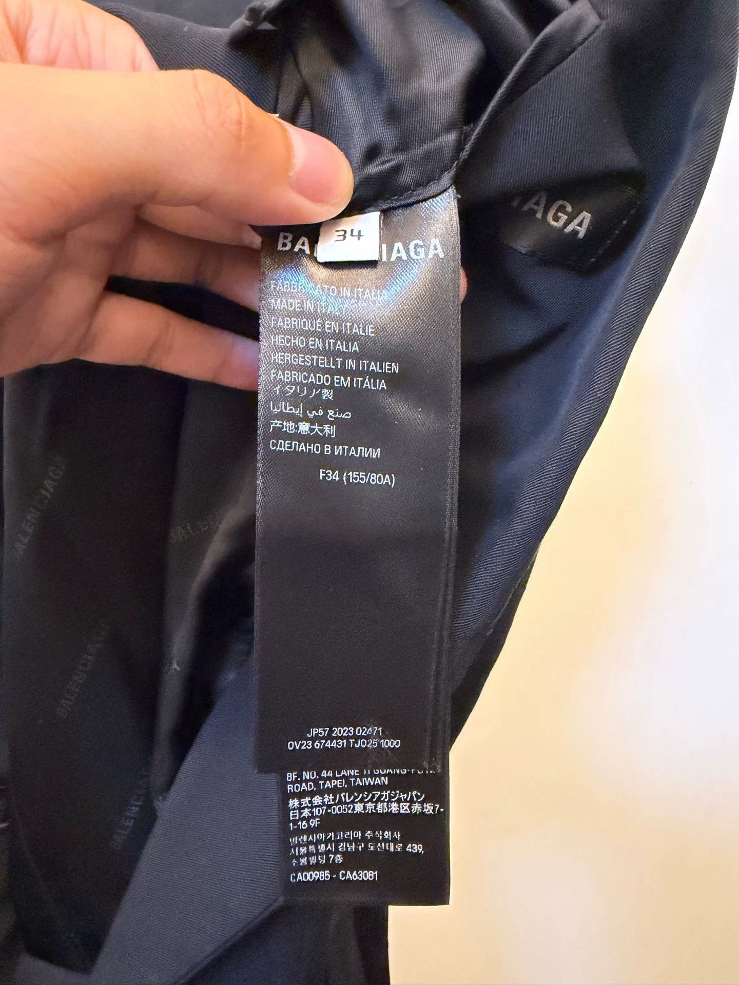 Balenciaga Balenciaga FW21 Washed Black Blazer Size US M / EU 48-50 / 2 - 5 Thumbnail