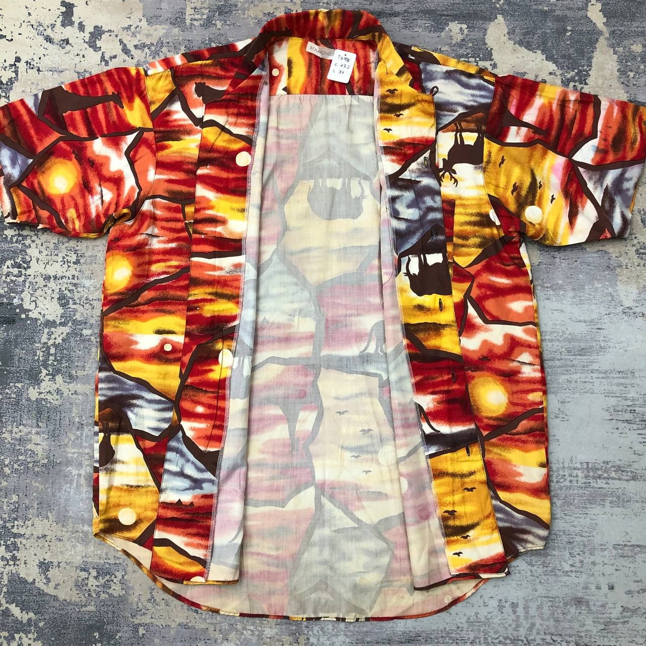 Japanese Brand × Vintage T298 VTG LOUMONJUE MADE IN JAPAN WILD ANIMAL MOTIF SHIRTS Size US L / EU 52-54 / 3 - 3 Thumbnail