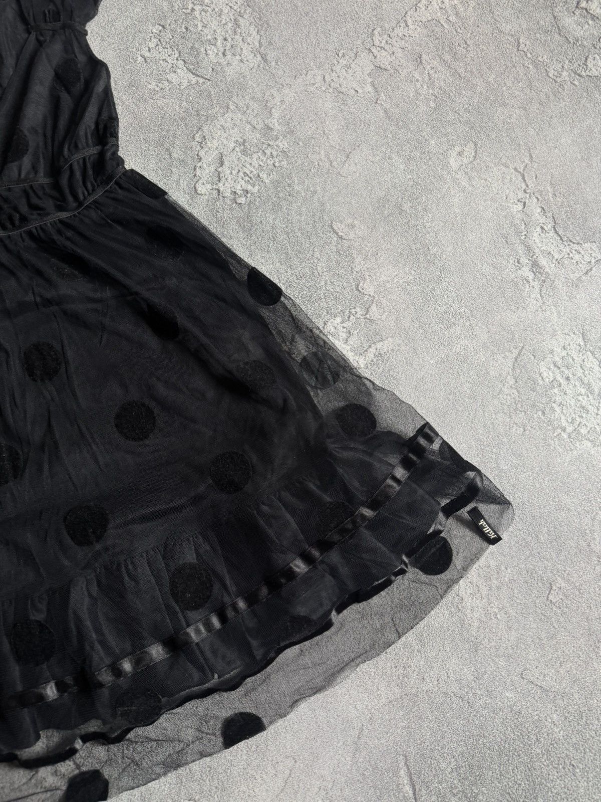 Miss Sixty Killah by Miss Sixty M size dotted mesh dress gothic Y2K Size M / US 6-8 / IT 42-44 - 10 Thumbnail