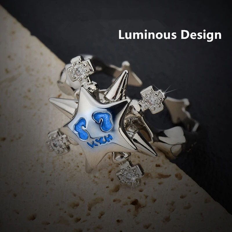Jewelry Lucky Star Adjustable Ring Size ONE SIZE - 3 Thumbnail