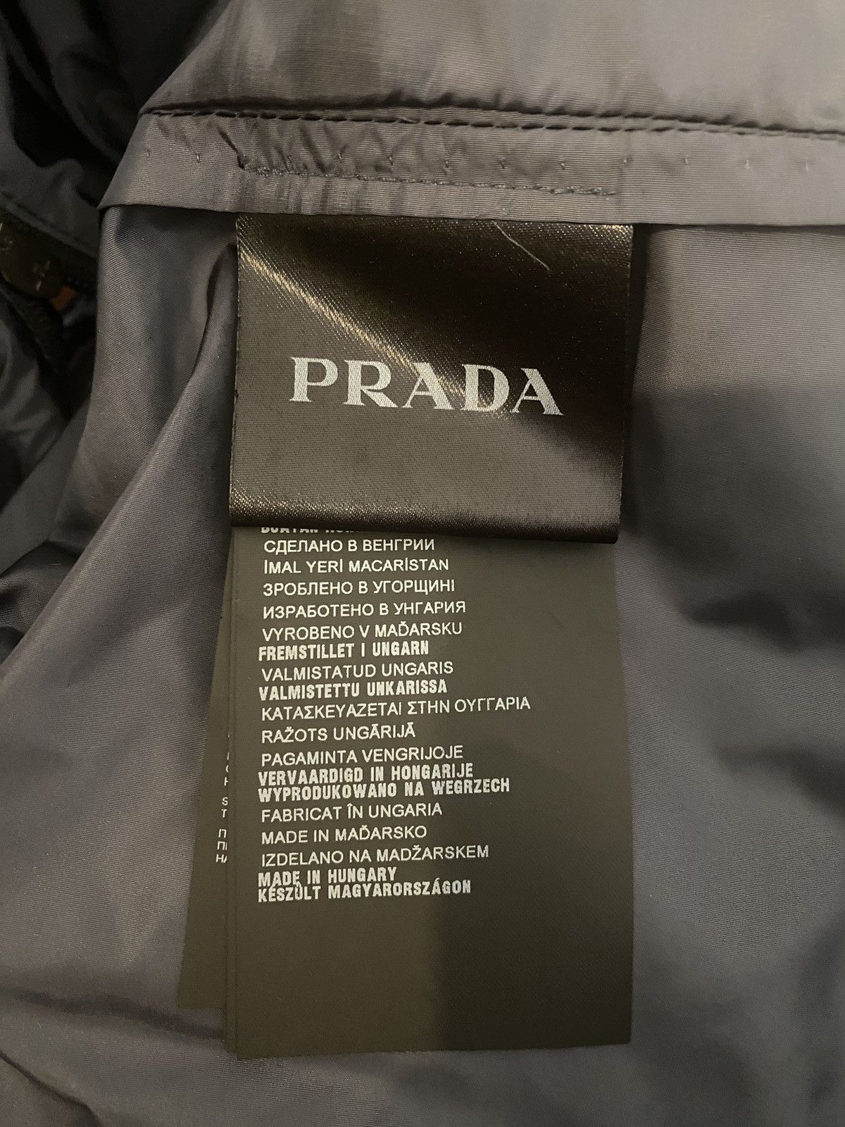 Prada PRADA double layer blazer style hooded nylon jacket Size US S / EU 44-46 / 1 - 12 Thumbnail