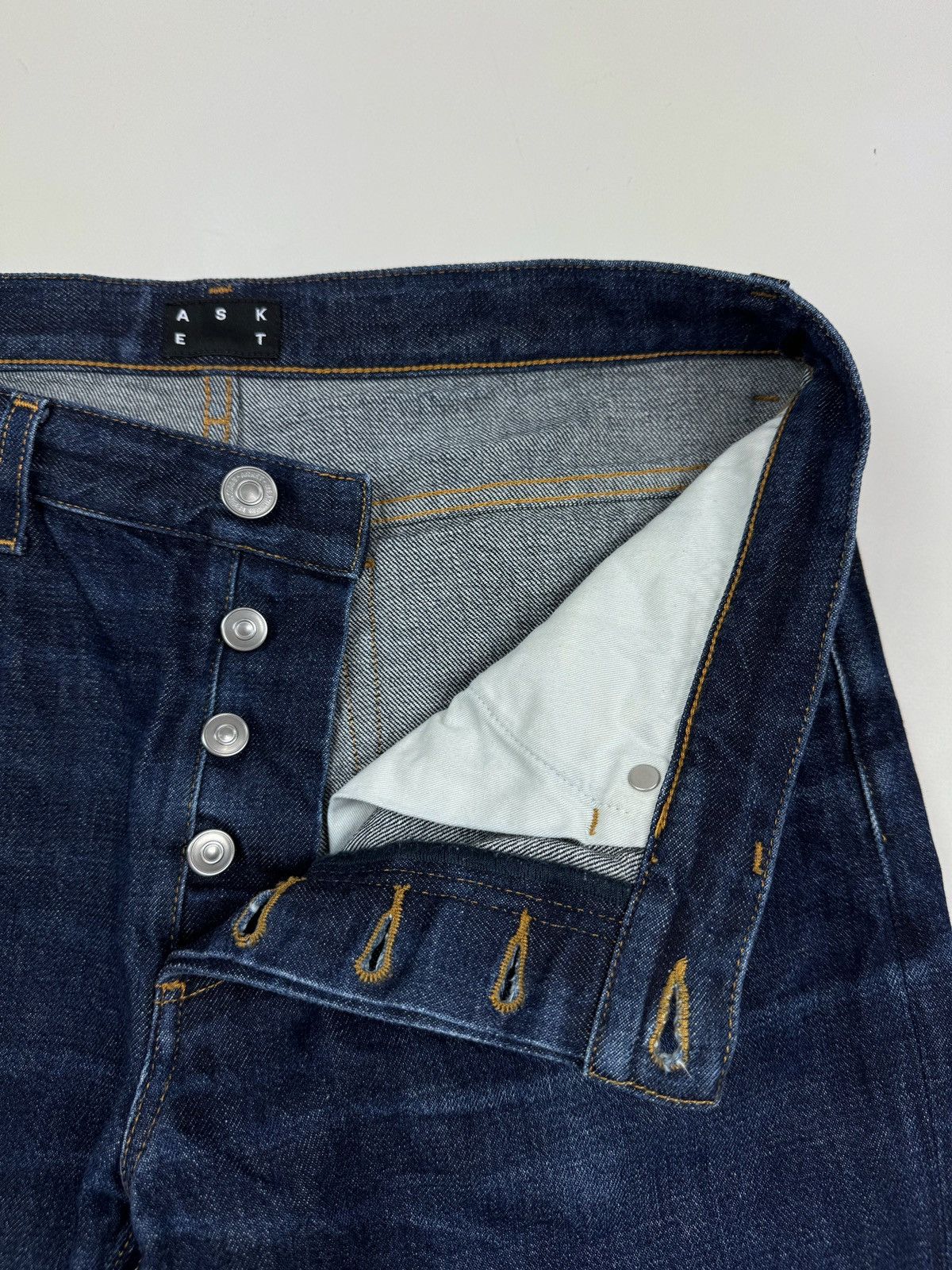 Asket Asket Raw Denim Jeans Size US 32 / EU 48 - 6 Thumbnail
