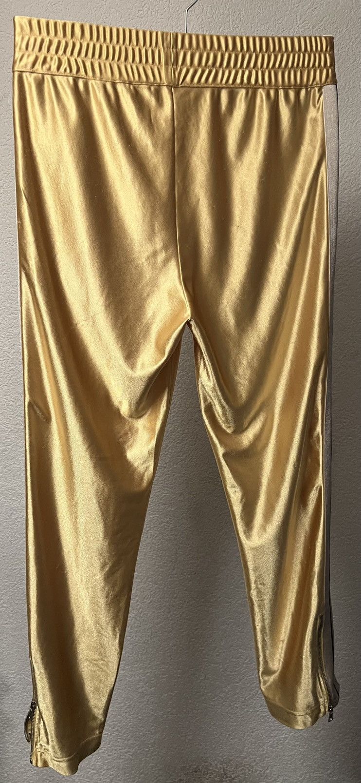 Moncler Genius × Palm Angels Moncler 8 X Palm Angels Track Pants Gold Size US 32 / EU 48 - 3 Thumbnail