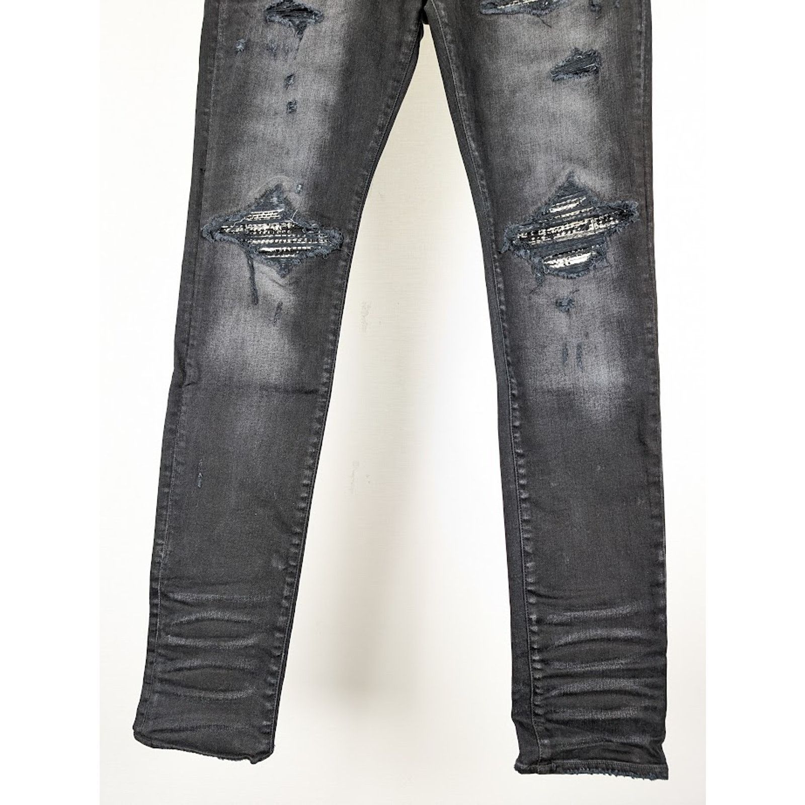 Amiri o1rshd1 Boucle MX1 Jeans in Aged Black Size US 38 / EU 54 - 4 Thumbnail