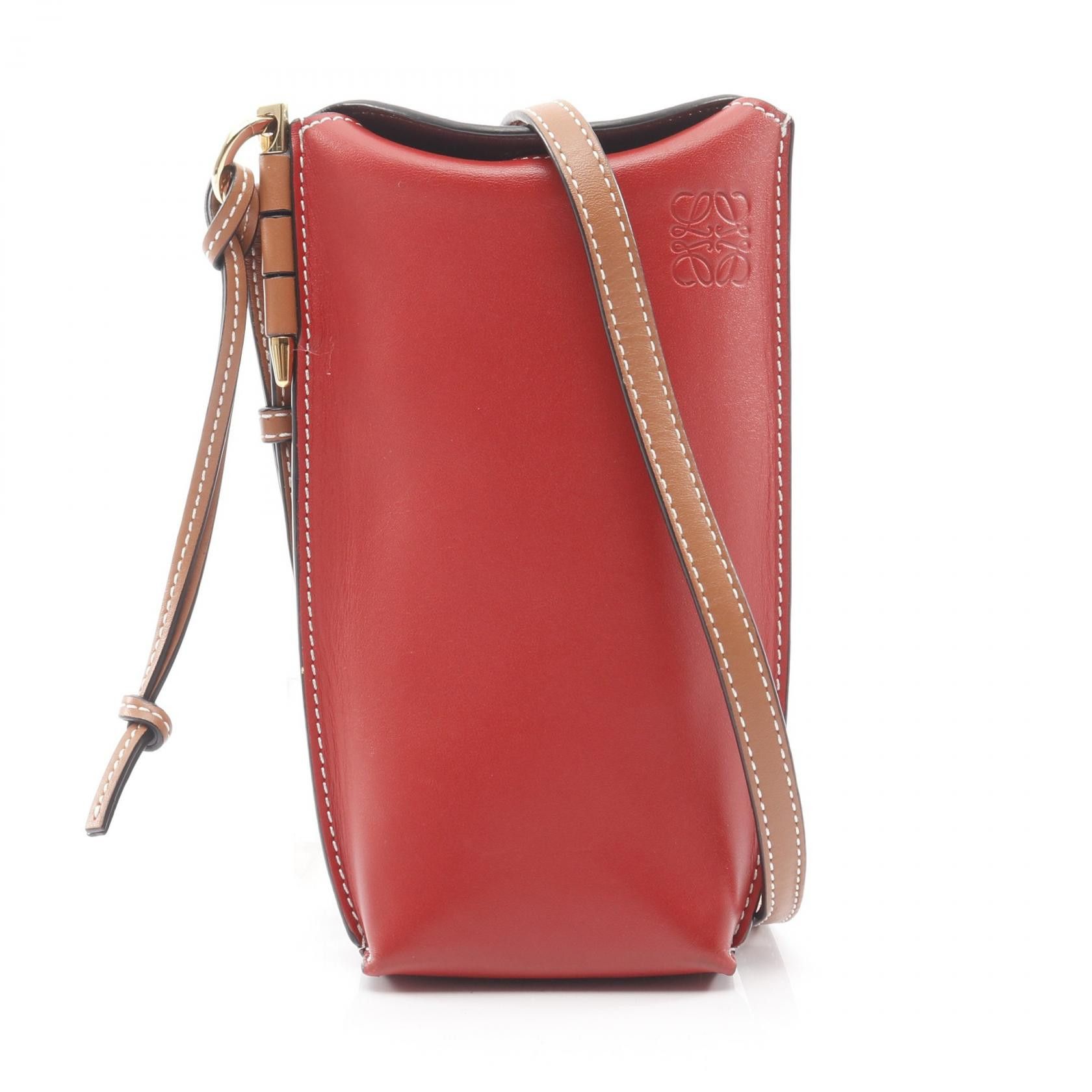 Loewe Loewe Loewe GATE POCKET leather shoulder bag Leather Shoulder Bag DUTY FREE for USA Size ONE SIZE - 1 Thumbnail