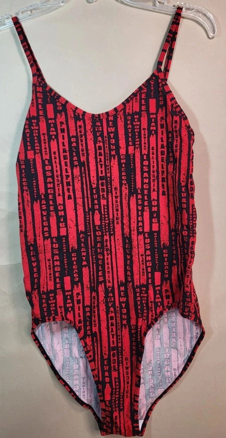 Other Ethika Women's Pull-On Bodysuit Red & Black Logo Size M / US 6-8 / IT 42-44 - 1 Thumbnail