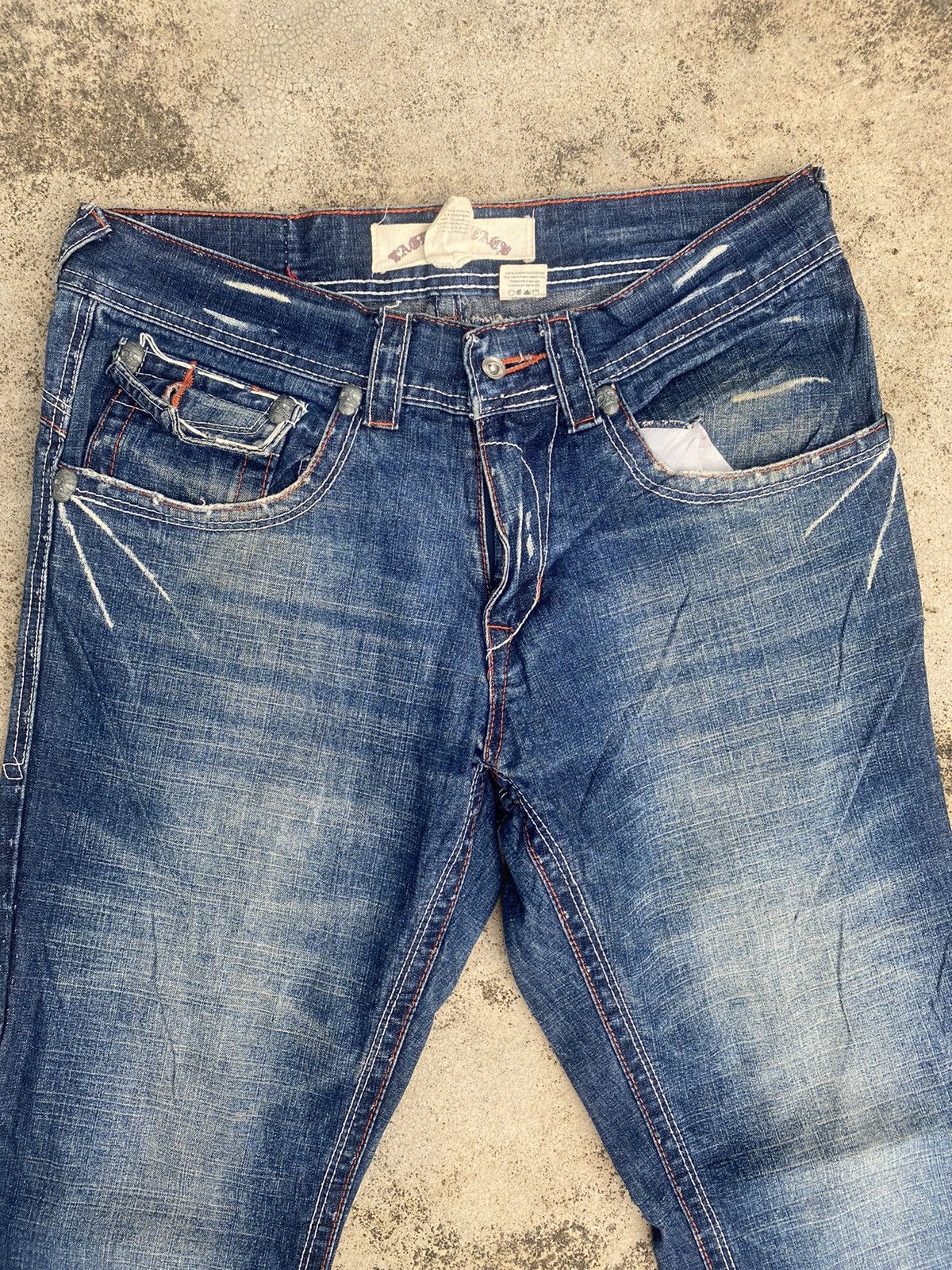 Japanese Brand Flare Jeans Raguna faded Bootcut Size US 32 / EU 48 - 10 Thumbnail