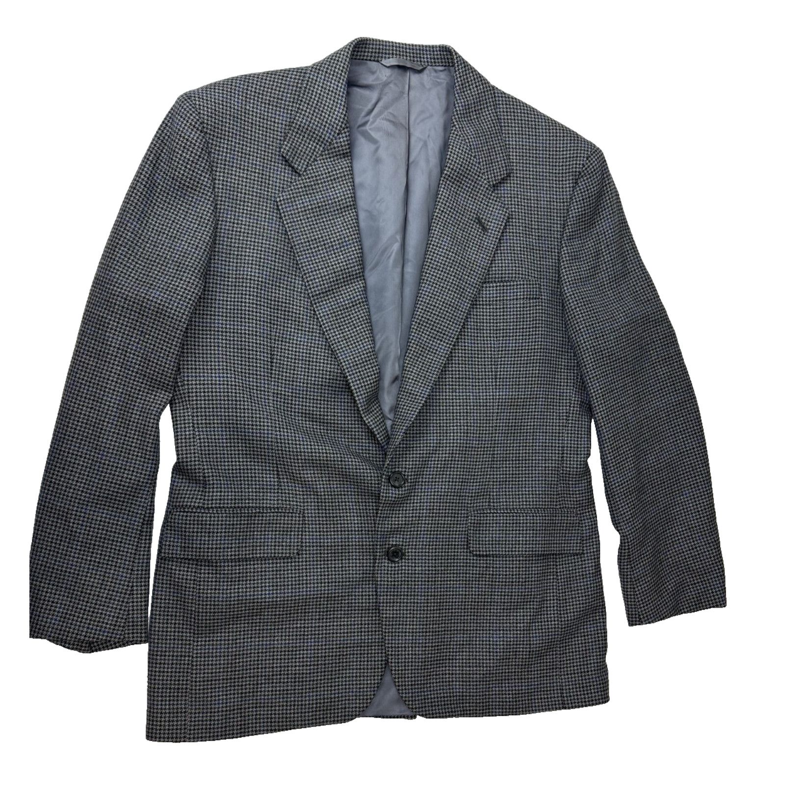 Neiman Marcus Neiman Marcus Wool Blazer Coat Houndstooth Men 42 Long Size 42L - 1 Thumbnail