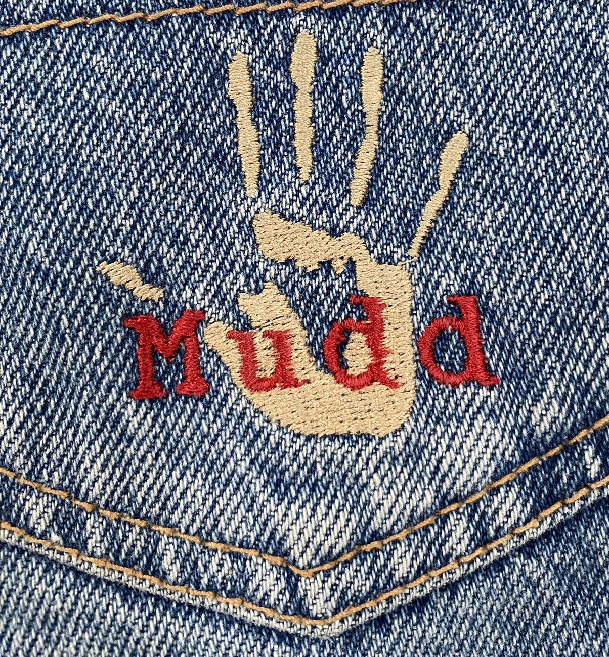 Other Vintage 90's Mudd Flared Jeans Womens 31” Waist Hemmed Size 31" - 3 Thumbnail